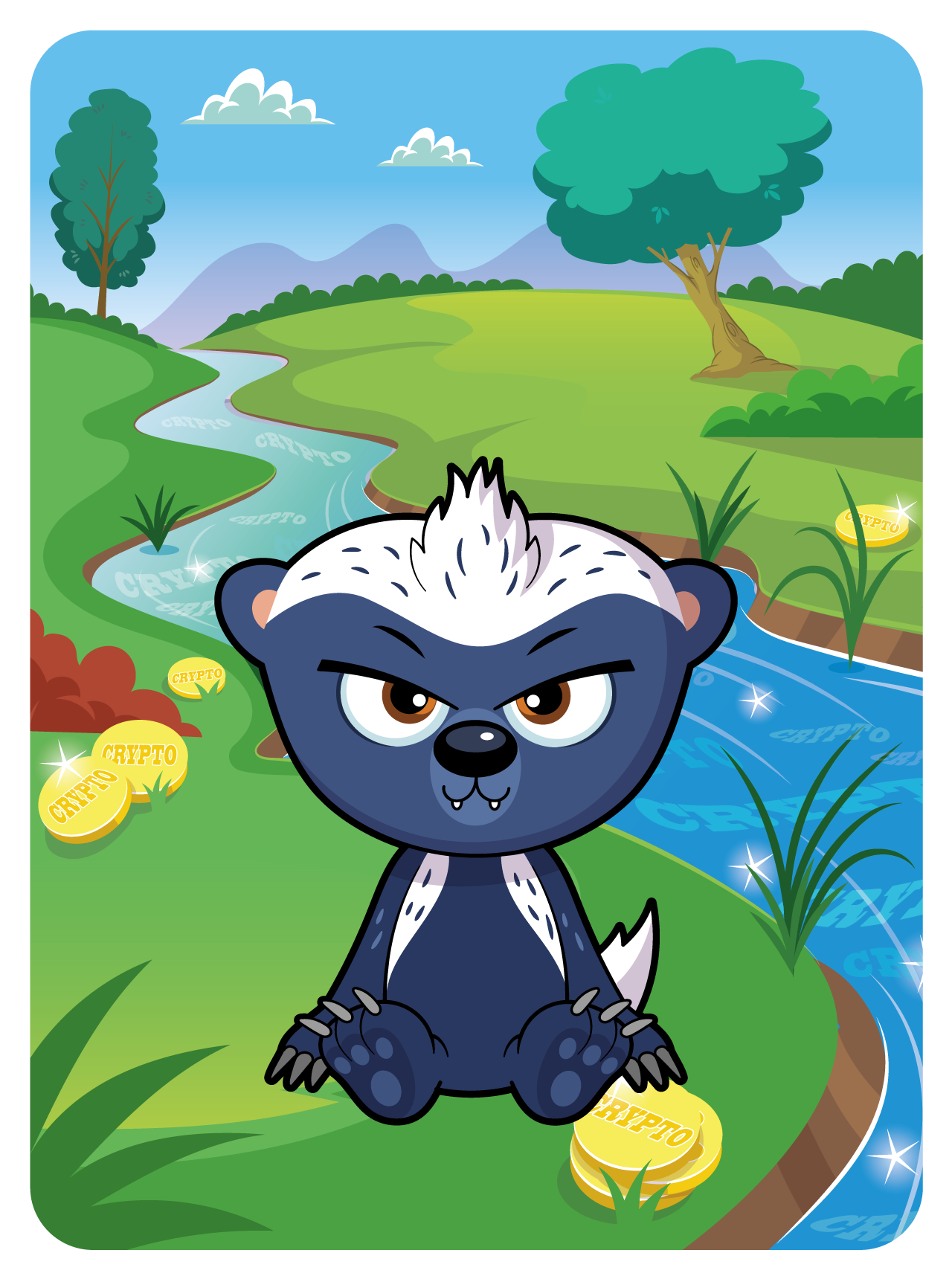 Gary Vaynerchuk - VeeFriends Series 2 - Headstrong Honey Badger #51962 - NFT # 51962