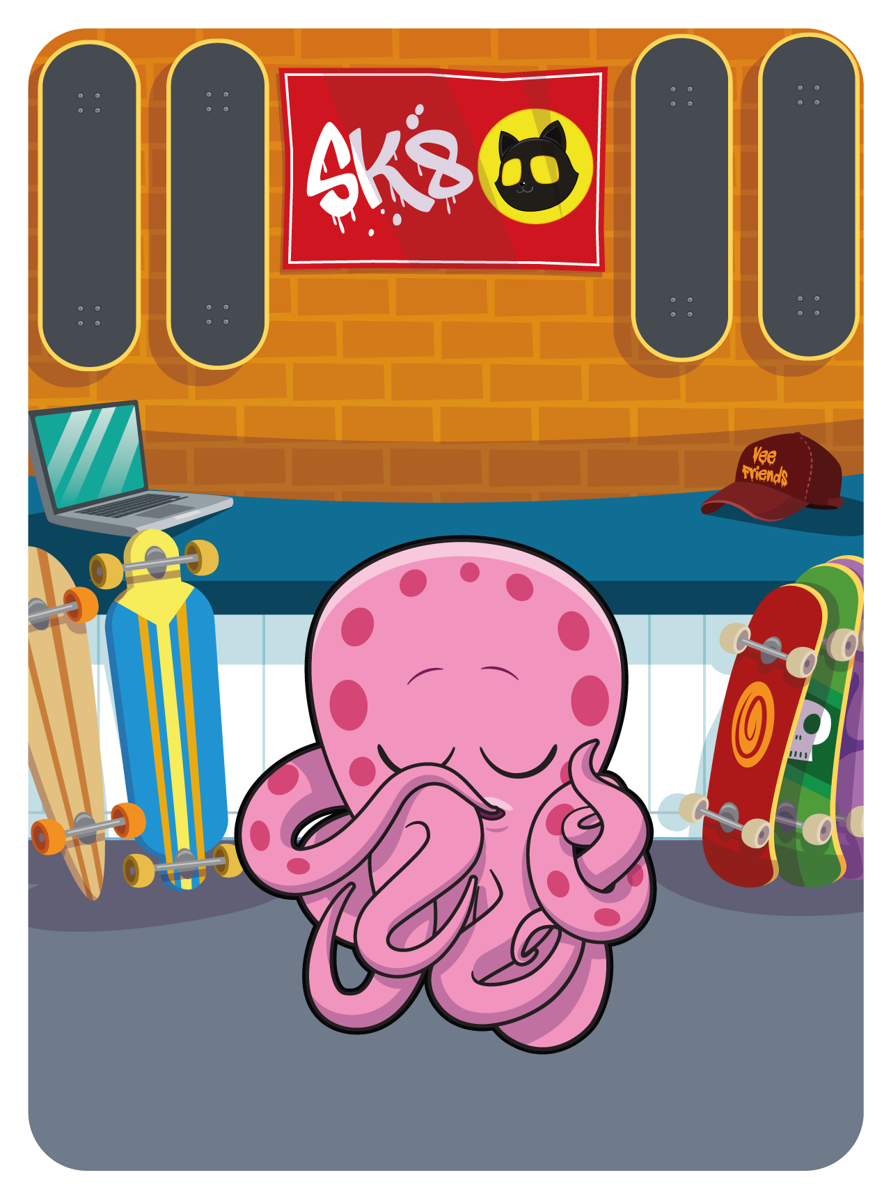 Gary Vaynerchuk - VeeFriends Series 2 - Outgoing Octopus #52676 - NFT # 52676