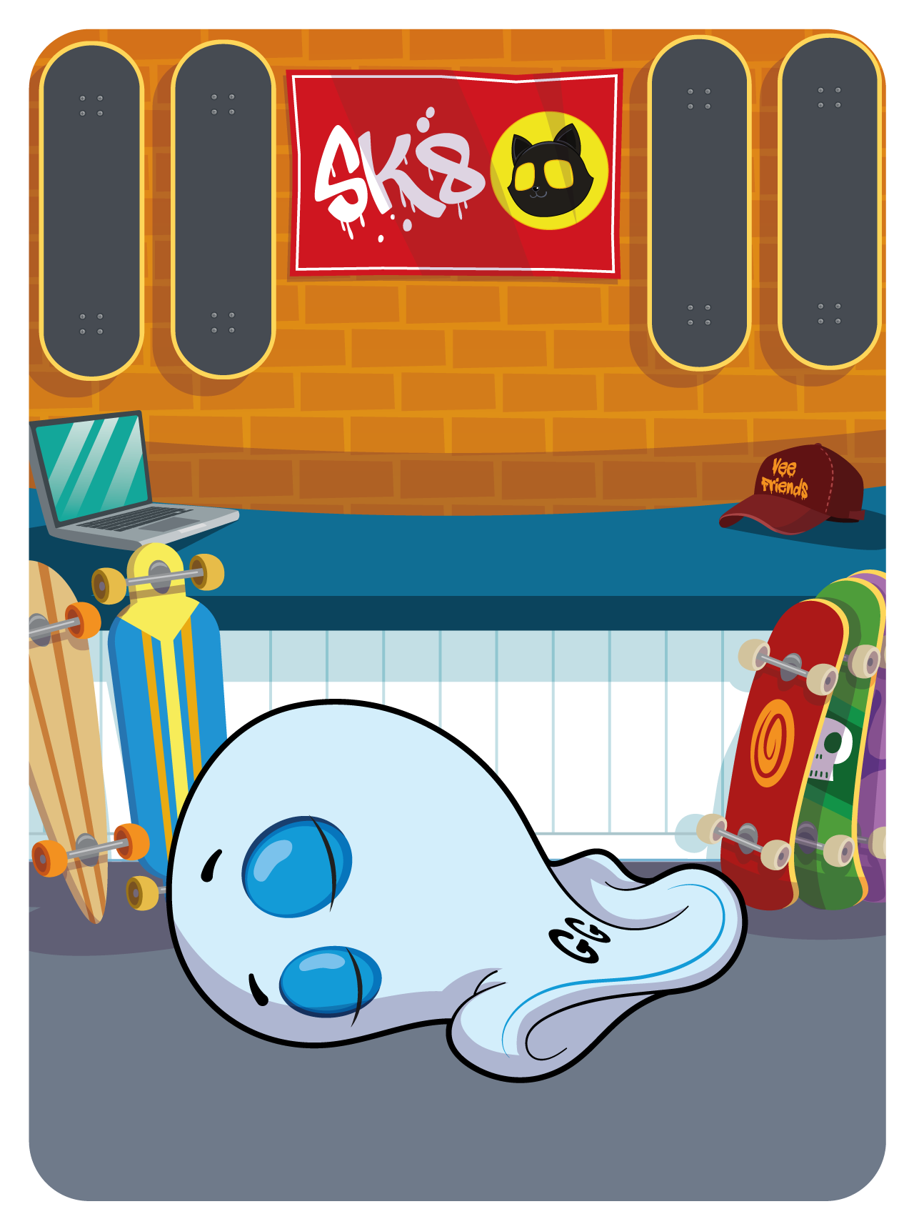 Gary Vaynerchuk - VeeFriends Series 2 - Gritty Ghost #52973 - NFT # 52973