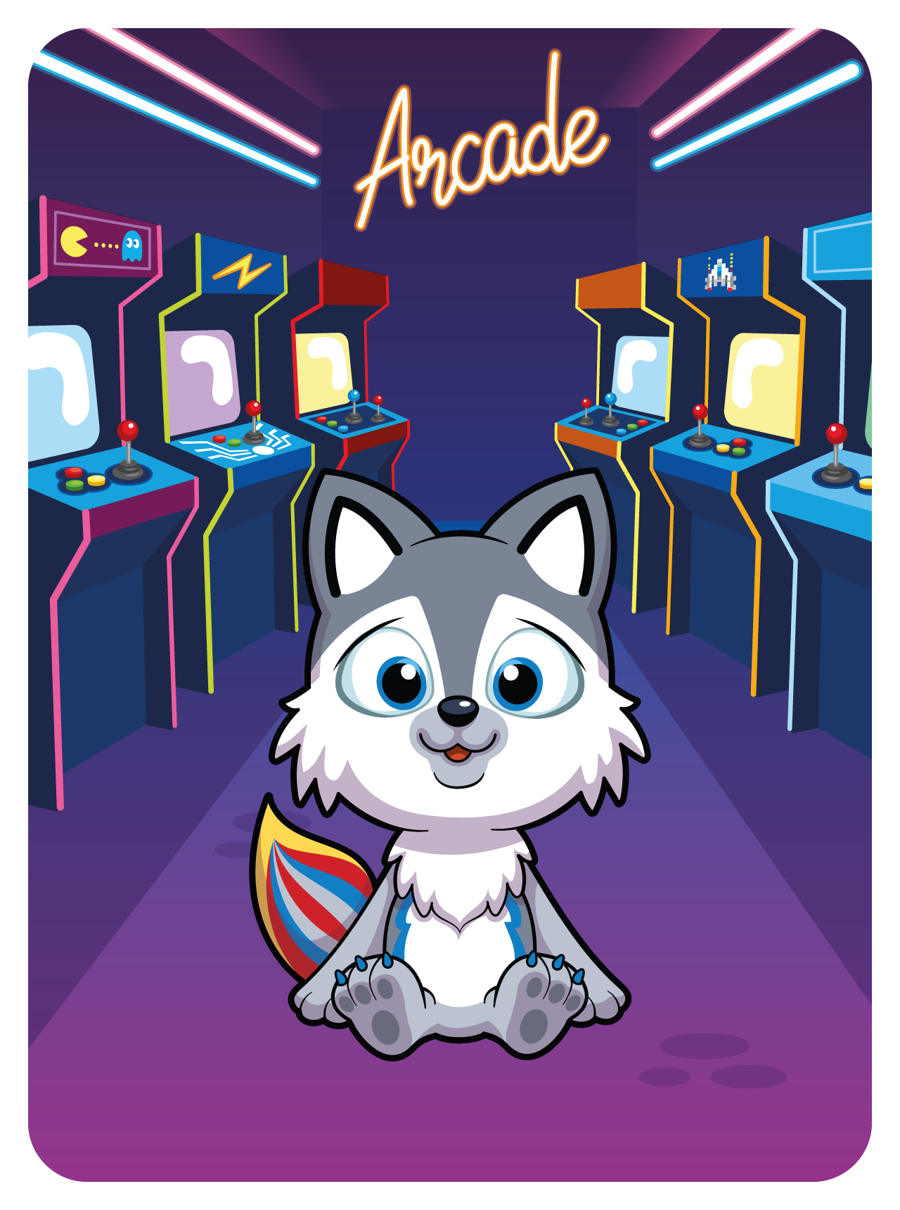 Whimsical Wolf #53318