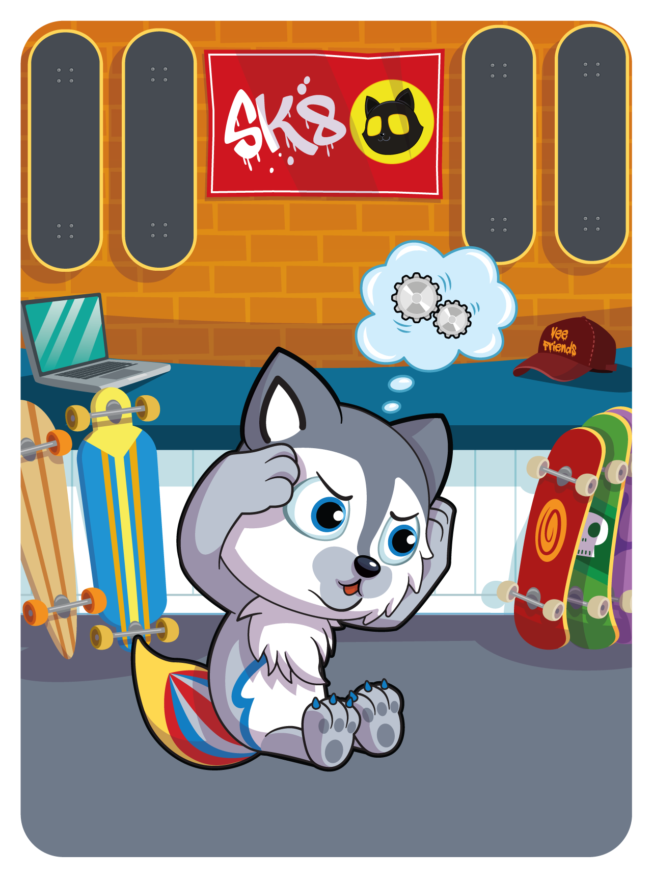 Gary Vaynerchuk - VeeFriends Series 2 - Whimsical Wolf #53433 - NFT # 53433