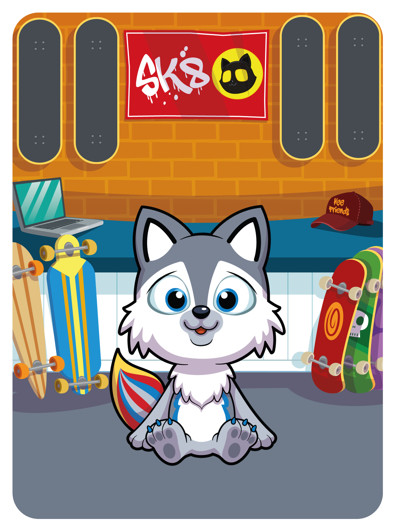 Gary Vaynerchuk - VeeFriends Series 2 - Whimsical Wolf #53489 - NFT # 53489