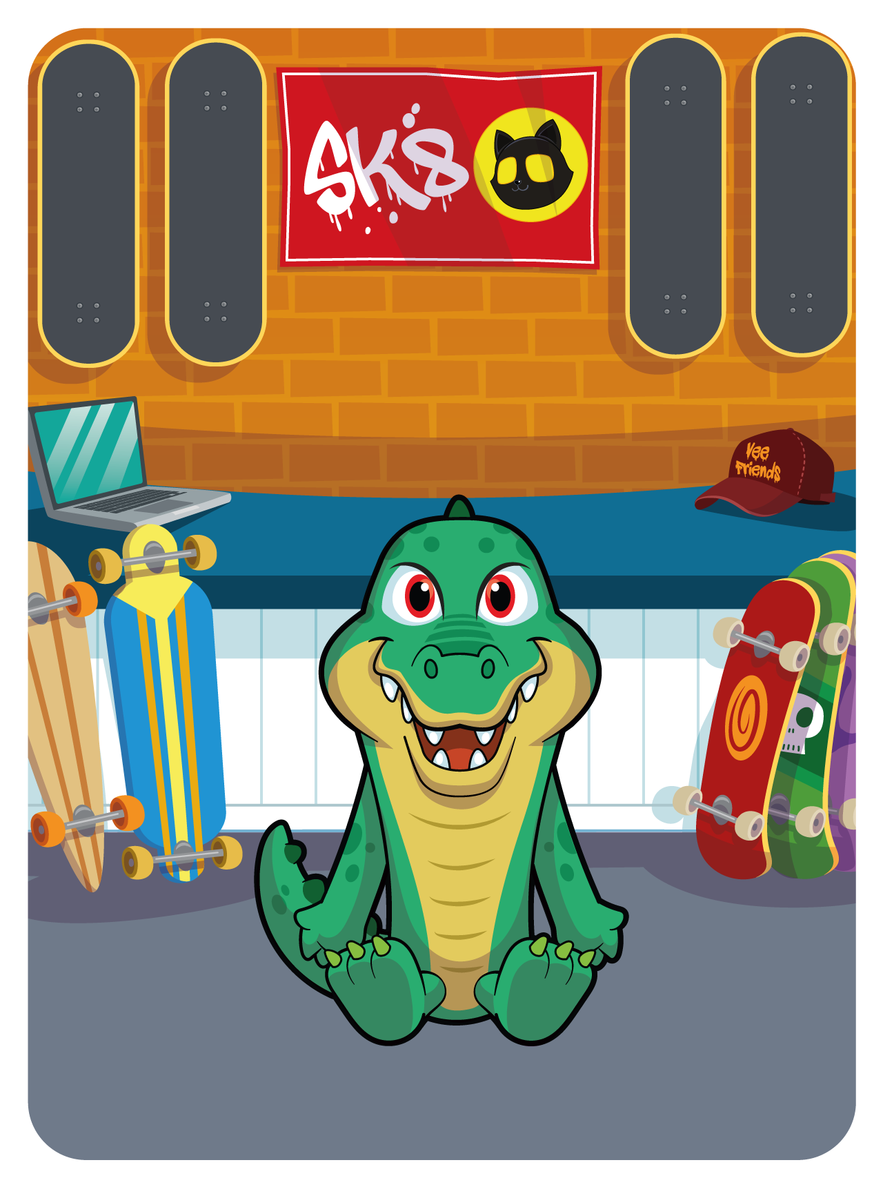 Gary Vaynerchuk - VeeFriends Series 2 - Alpha Alligator #53880 - NFT # 53880