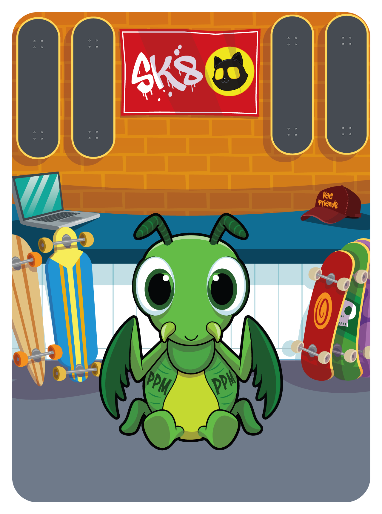 Gary Vaynerchuk - VeeFriends Series 2 - Principled Praying Mantis #54205 - NFT # 54205