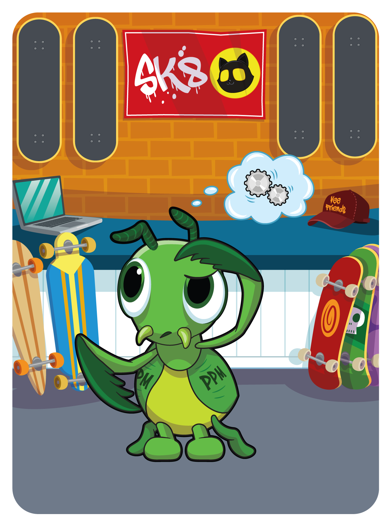 Gary Vaynerchuk - VeeFriends Series 2 - Principled Praying Mantis #54300 - NFT # 54300