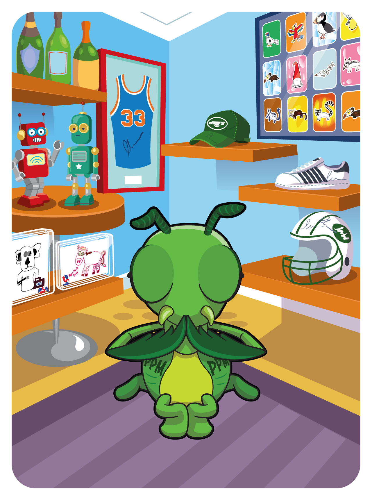 Gary Vaynerchuk - VeeFriends Series 2 - Principled Praying Mantis #54316 - NFT # 54316