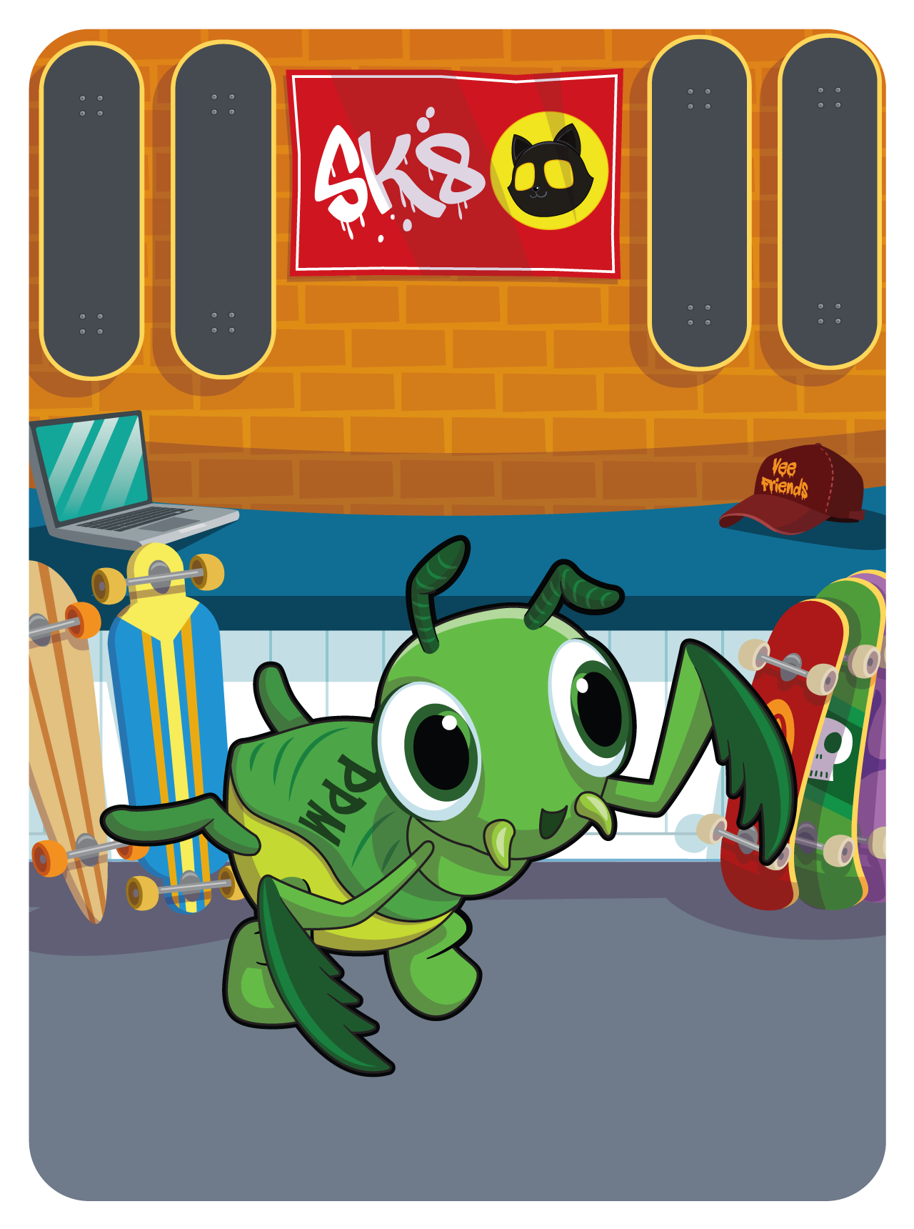 Gary Vaynerchuk - VeeFriends Series 2 - Principled Praying Mantis #54357 - NFT # 54357