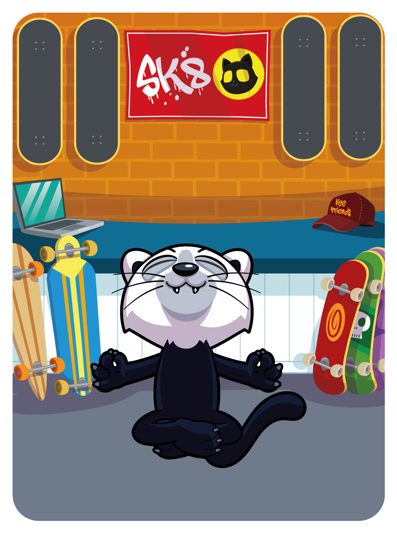 Gary Vaynerchuk - VeeFriends Series 2 - Protective Panther #54390 - NFT # 54390