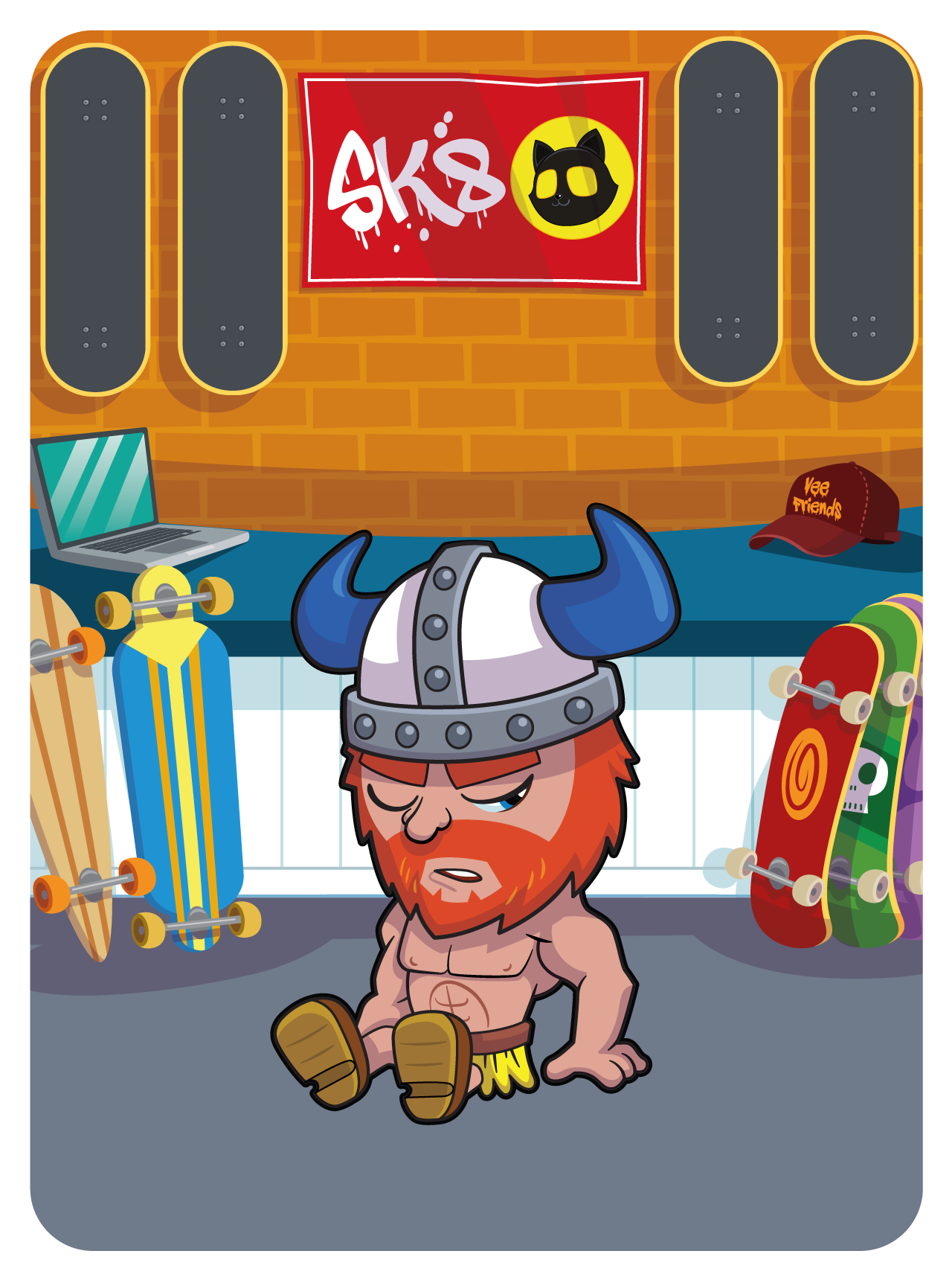 Gary Vaynerchuk - VeeFriends Series 2 - Versatile Viking #54830 - NFT # 54830