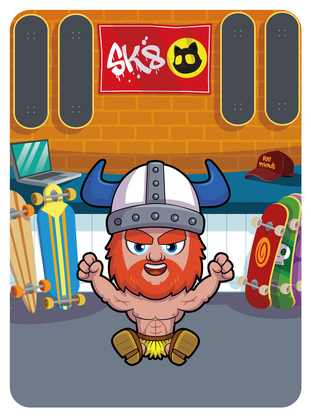 Gary Vaynerchuk - VeeFriends Series 2 - Versatile Viking #54892 - NFT # 54892