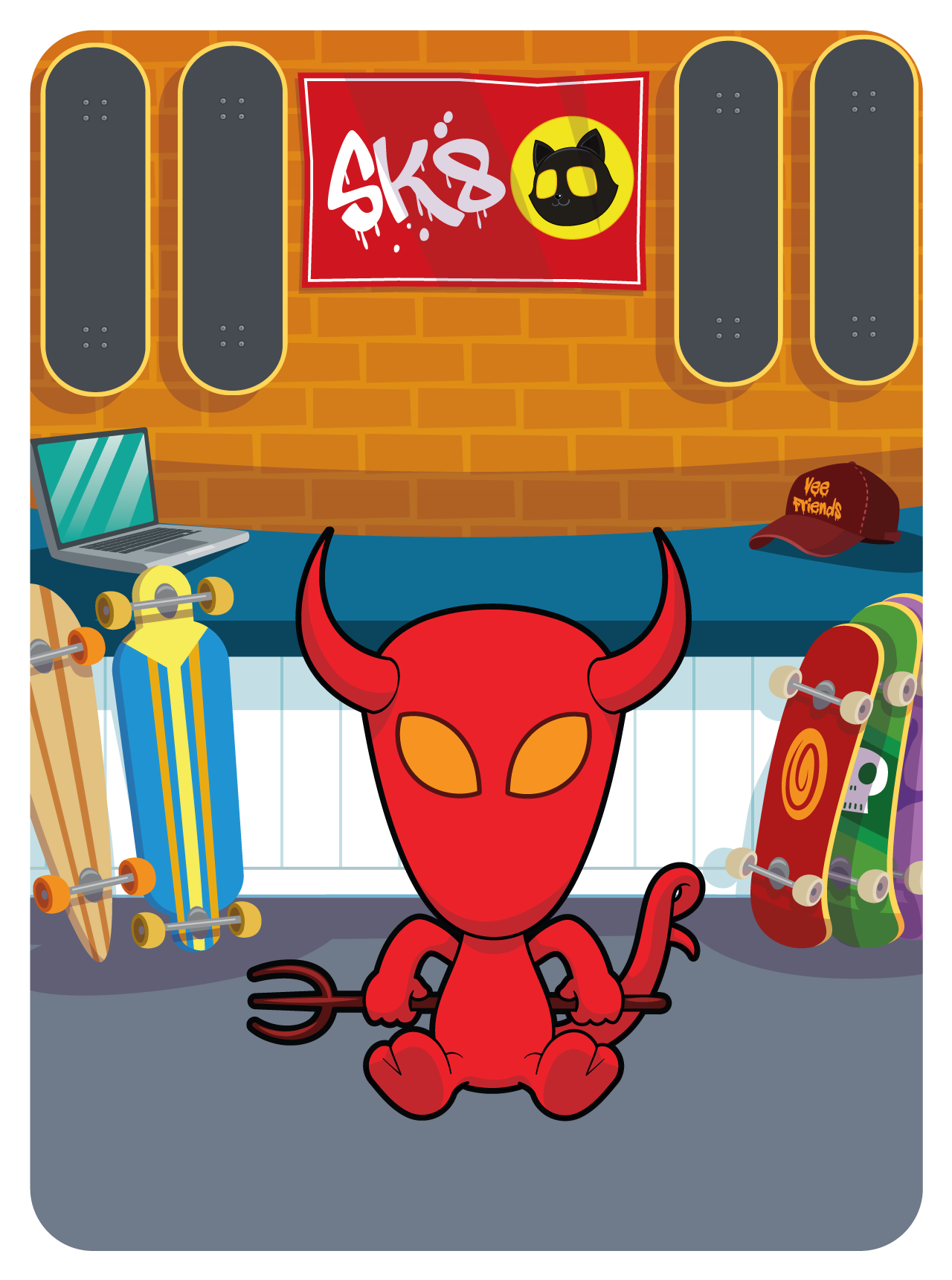 Gary Vaynerchuk - VeeFriends Series 2 - Resilient Red Devil #55035 - NFT # 55035