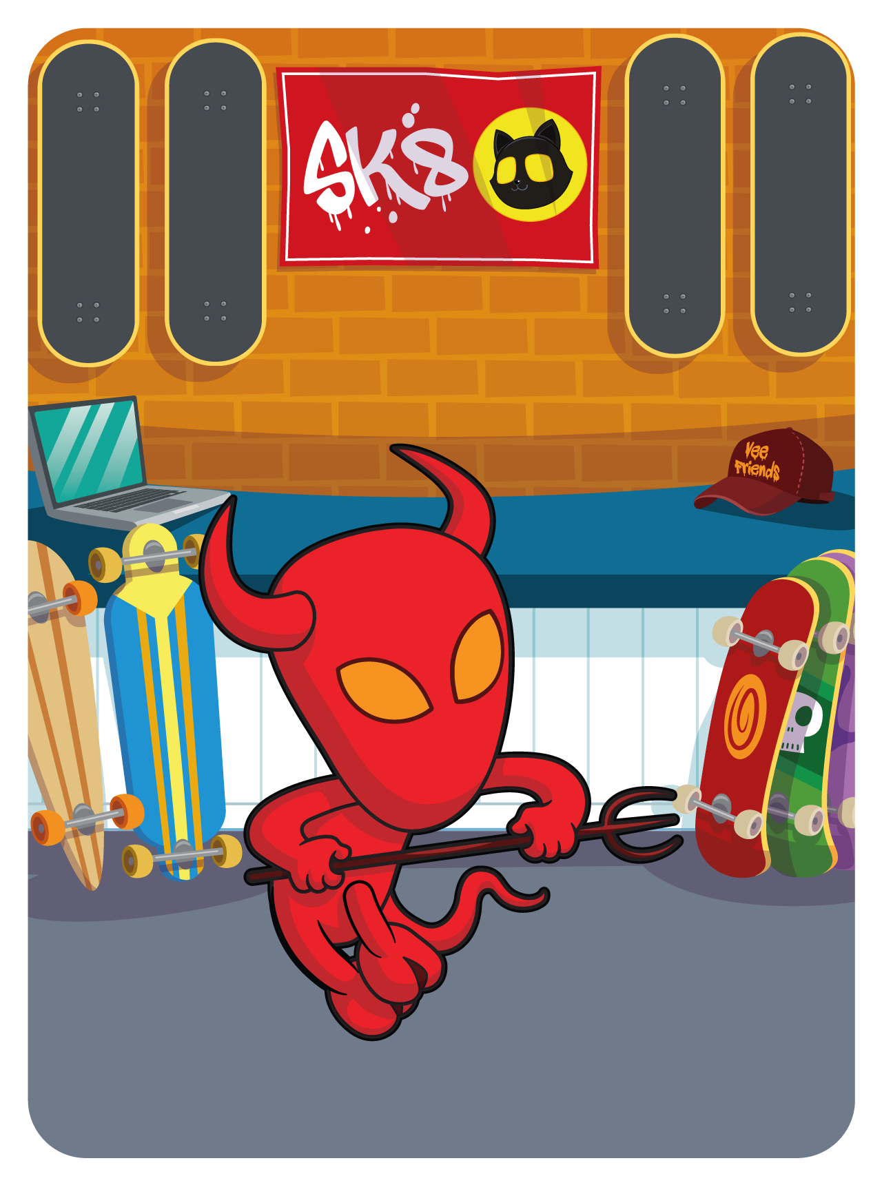 Gary Vaynerchuk - VeeFriends Series 2 - Resilient Red Devil #55209 - NFT # 55209