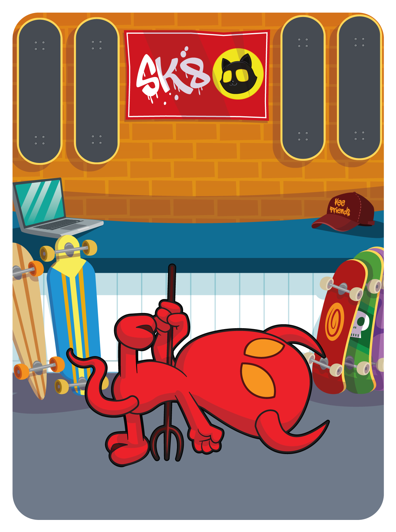 Gary Vaynerchuk - VeeFriends Series 2 - Resilient Red Devil #55211 - NFT # 55211