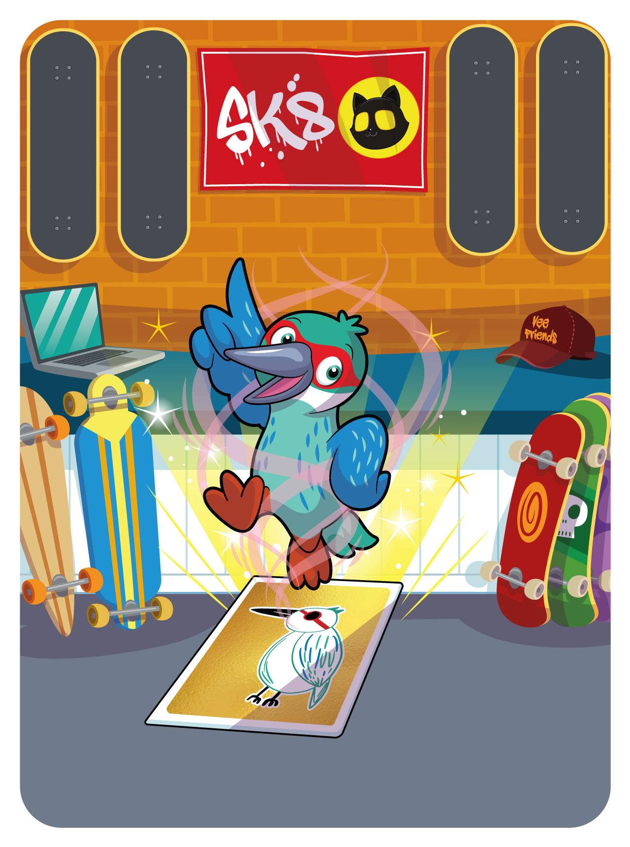 Gary Vaynerchuk - VeeFriends Series 2 - Keen Kingfisher #5540 - NFT # 5540