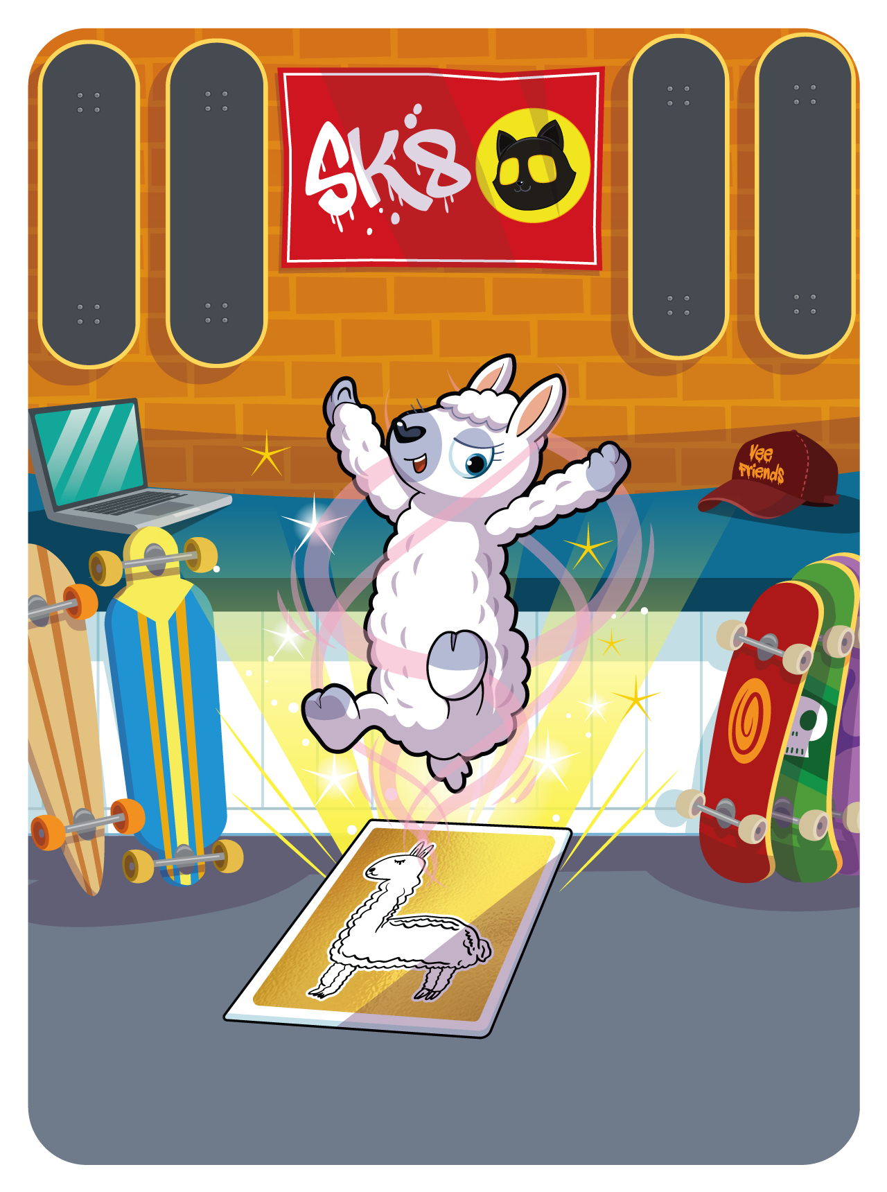 Gary Vaynerchuk - VeeFriends Series 2 - Legit Llama #5841 - NFT # 5841