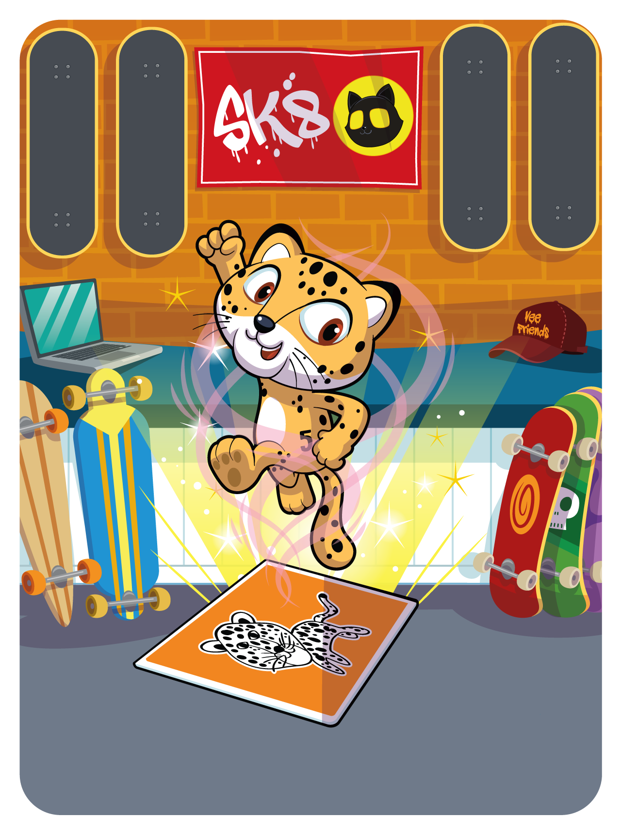 Gary Vaynerchuk - VeeFriends Series 2 - Likable Leopard #5919 - NFT # 5919