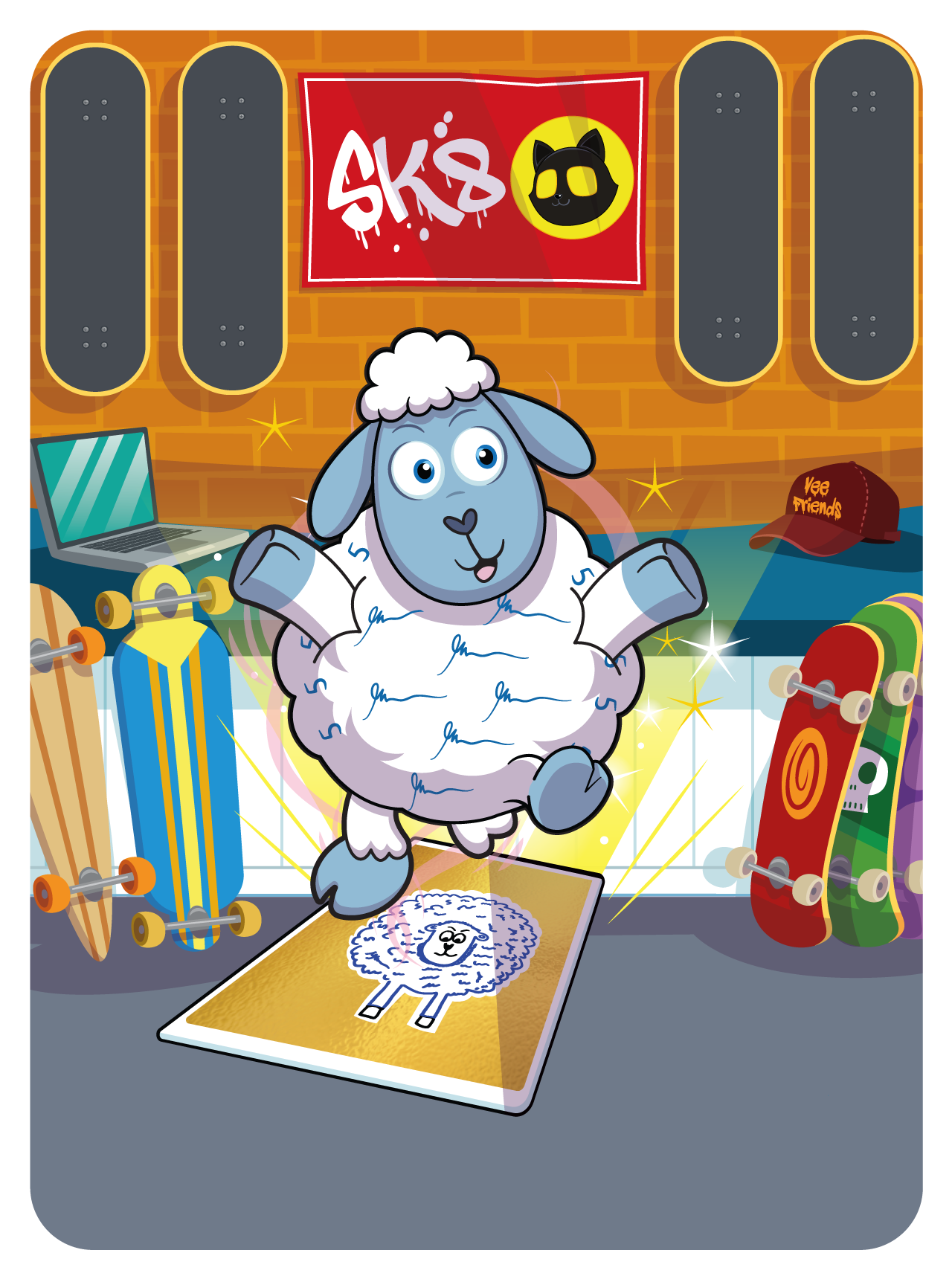 Gary Vaynerchuk - VeeFriends Series 2 - Lit Lamb #6009 - NFT # 6009