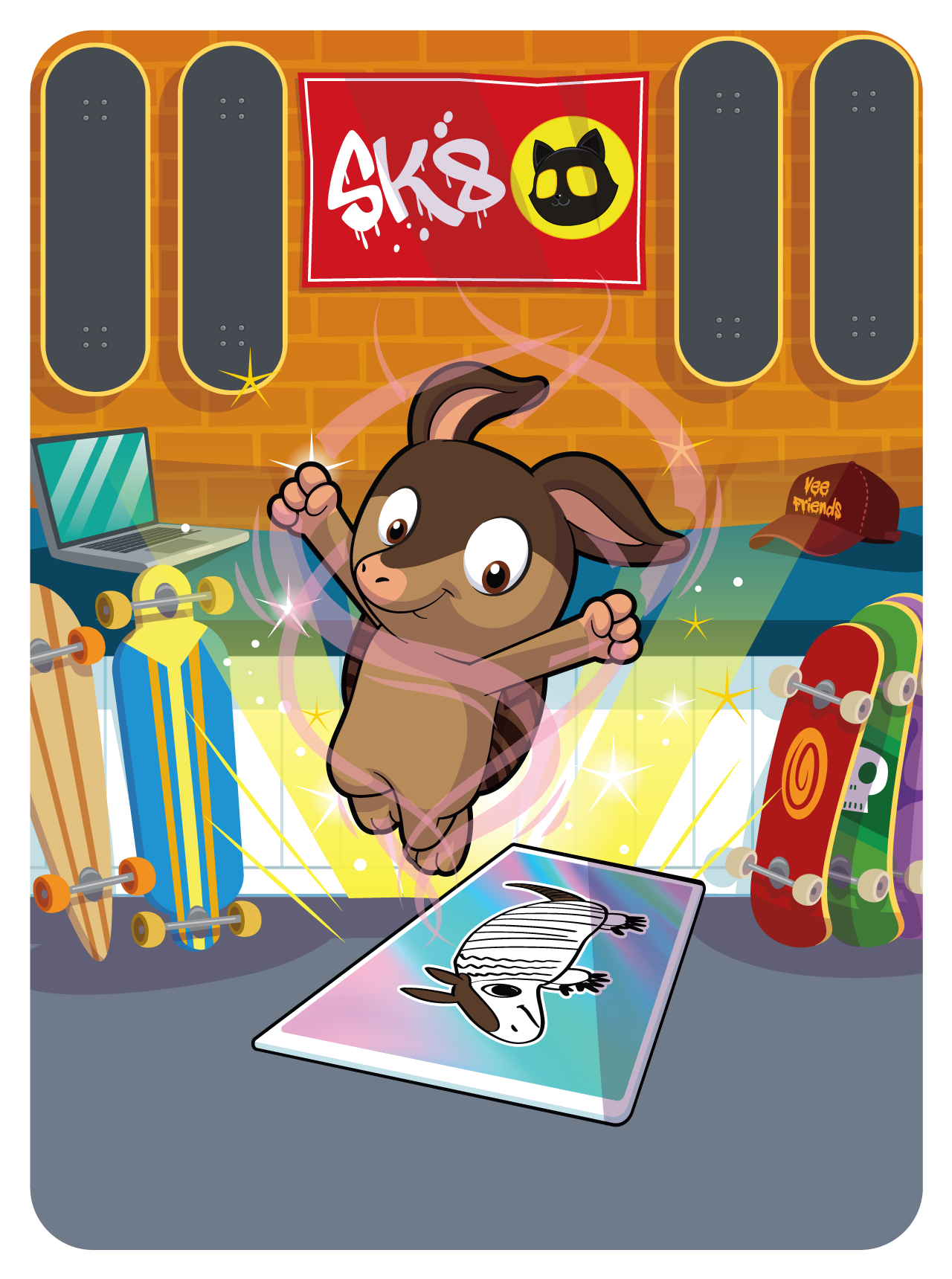 Gary Vaynerchuk - VeeFriends Series 2 - Articulate Armadillo #649 - NFT # 649