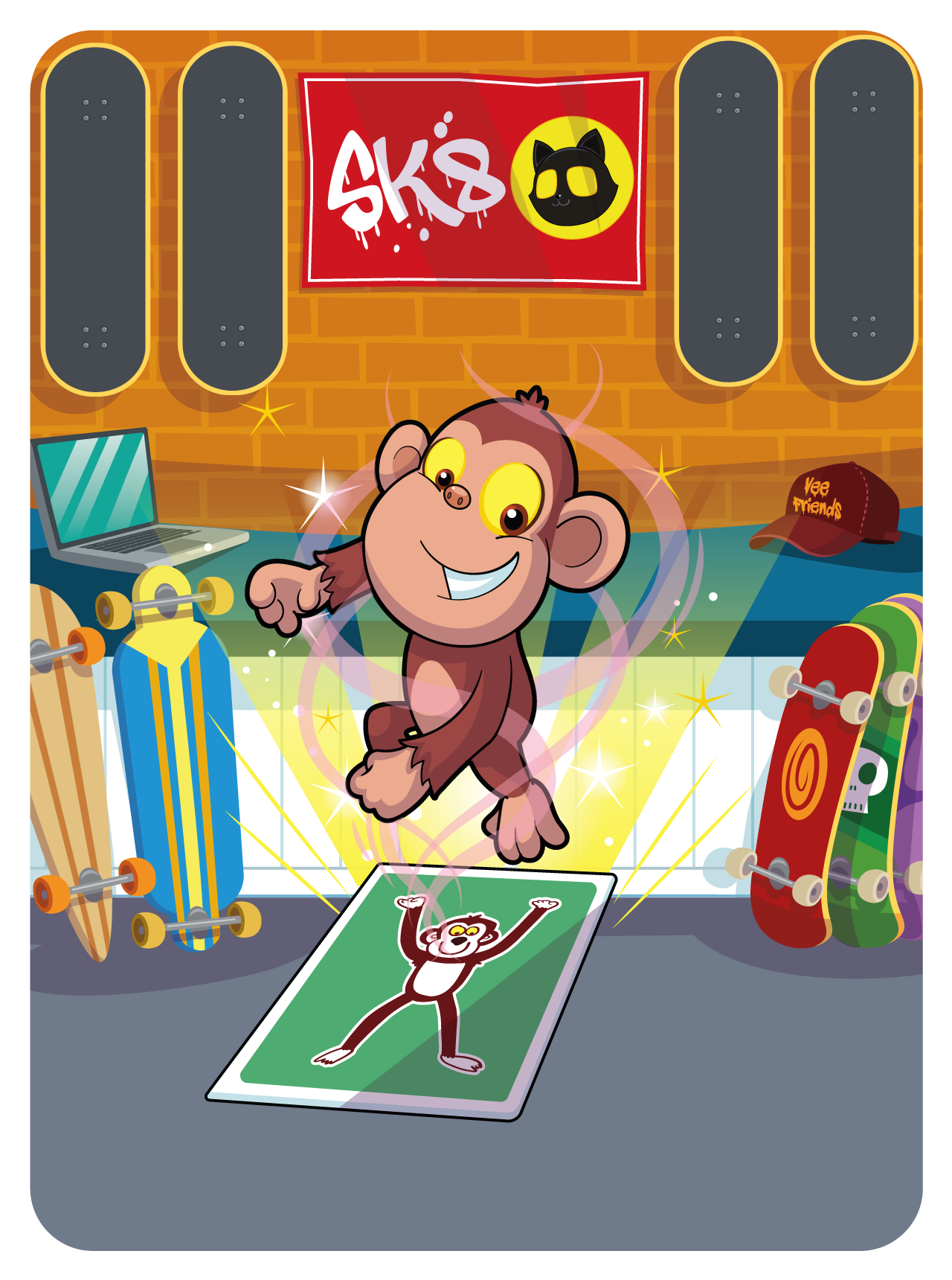 Gary Vaynerchuk - VeeFriends Series 2 - Moral Monkey #6524 - NFT # 6524