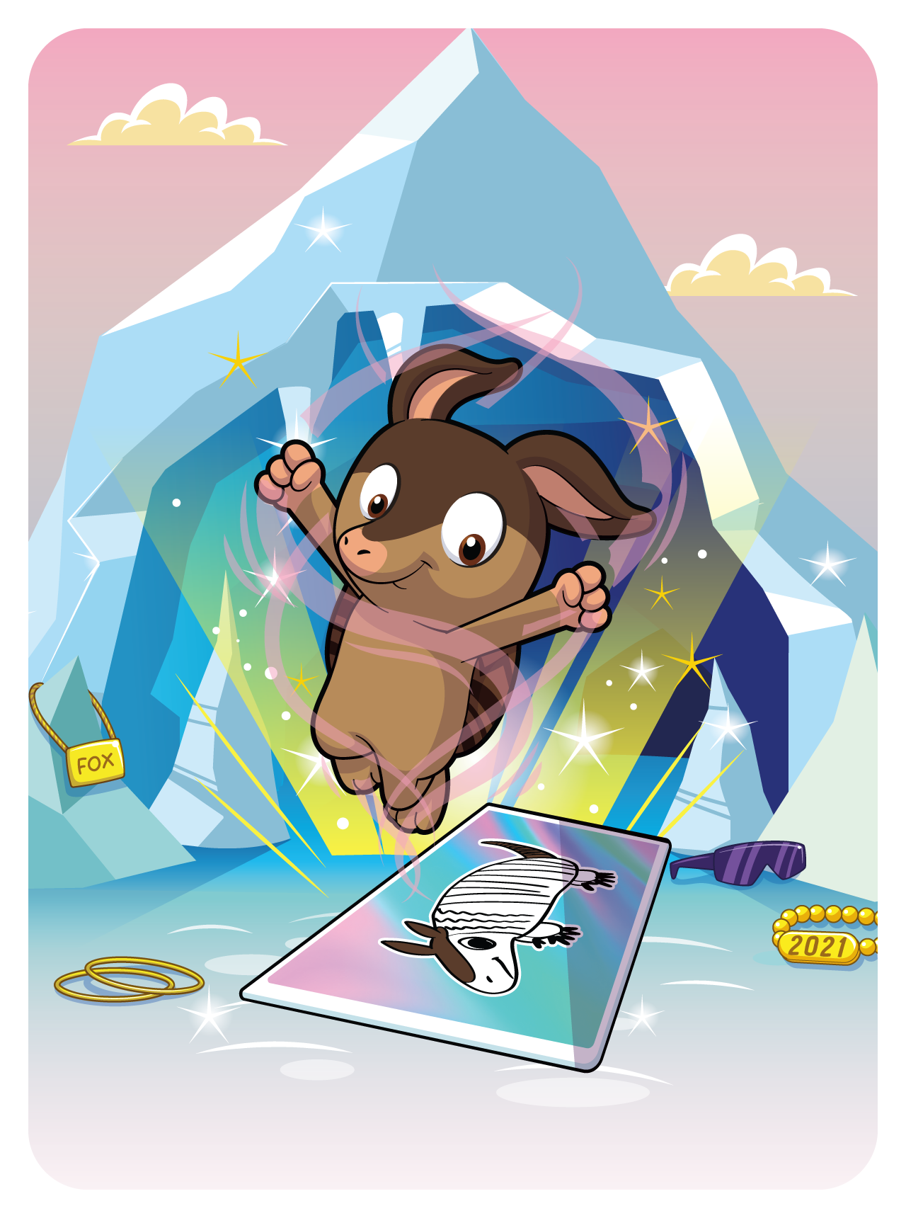 Gary Vaynerchuk - VeeFriends Series 2 - Articulate Armadillo #673 - NFT # 673