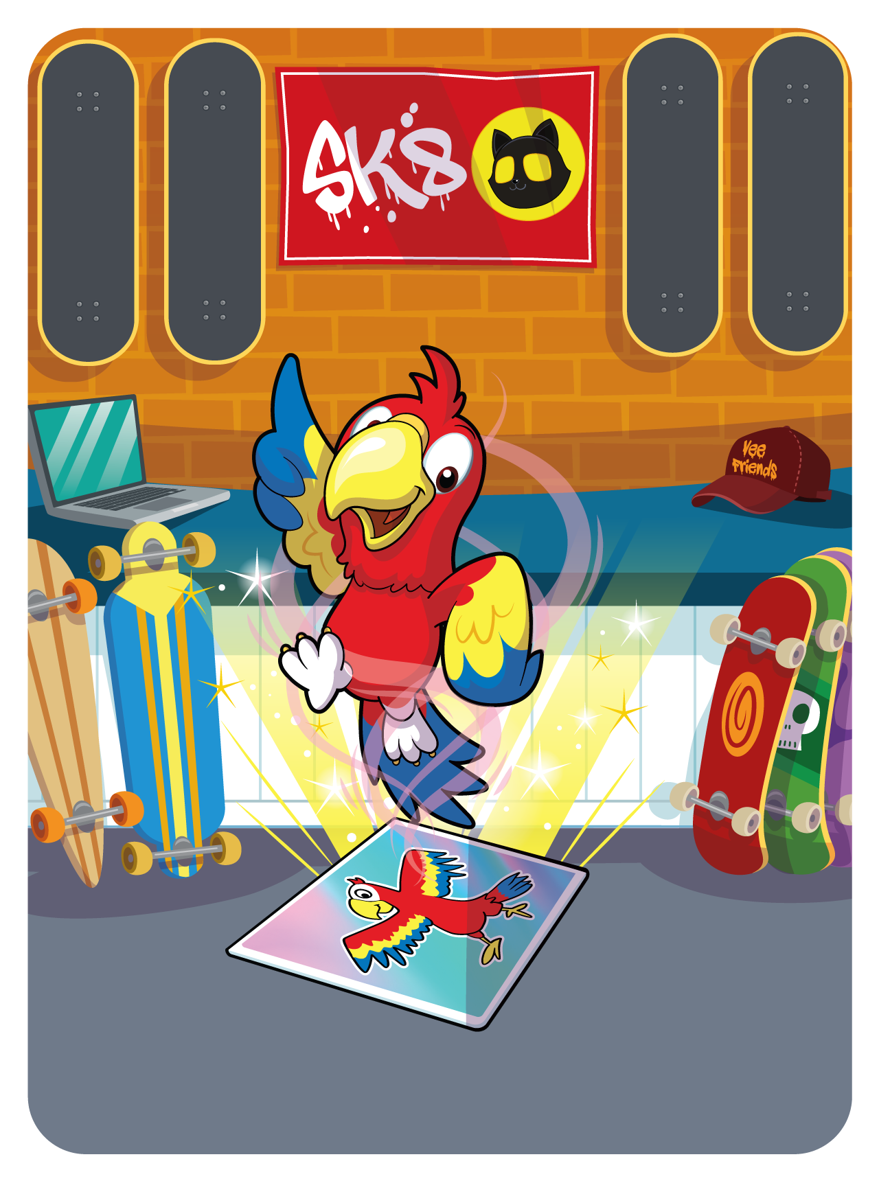 Gary Vaynerchuk - VeeFriends Series 2 - Passionate Parrot #6879 - NFT # 6879