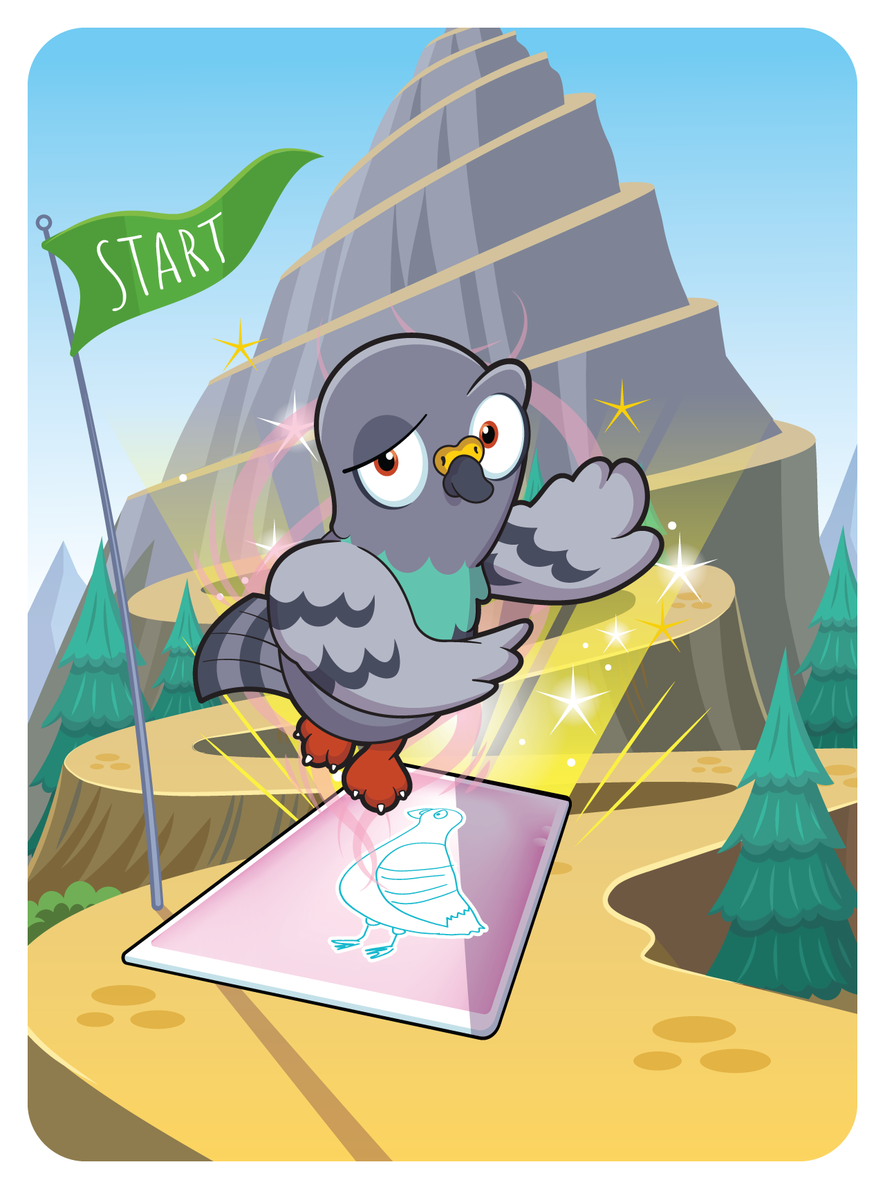 Gary Vaynerchuk - VeeFriends Series 2 - Perspective Pigeon #7158 - NFT # 7158