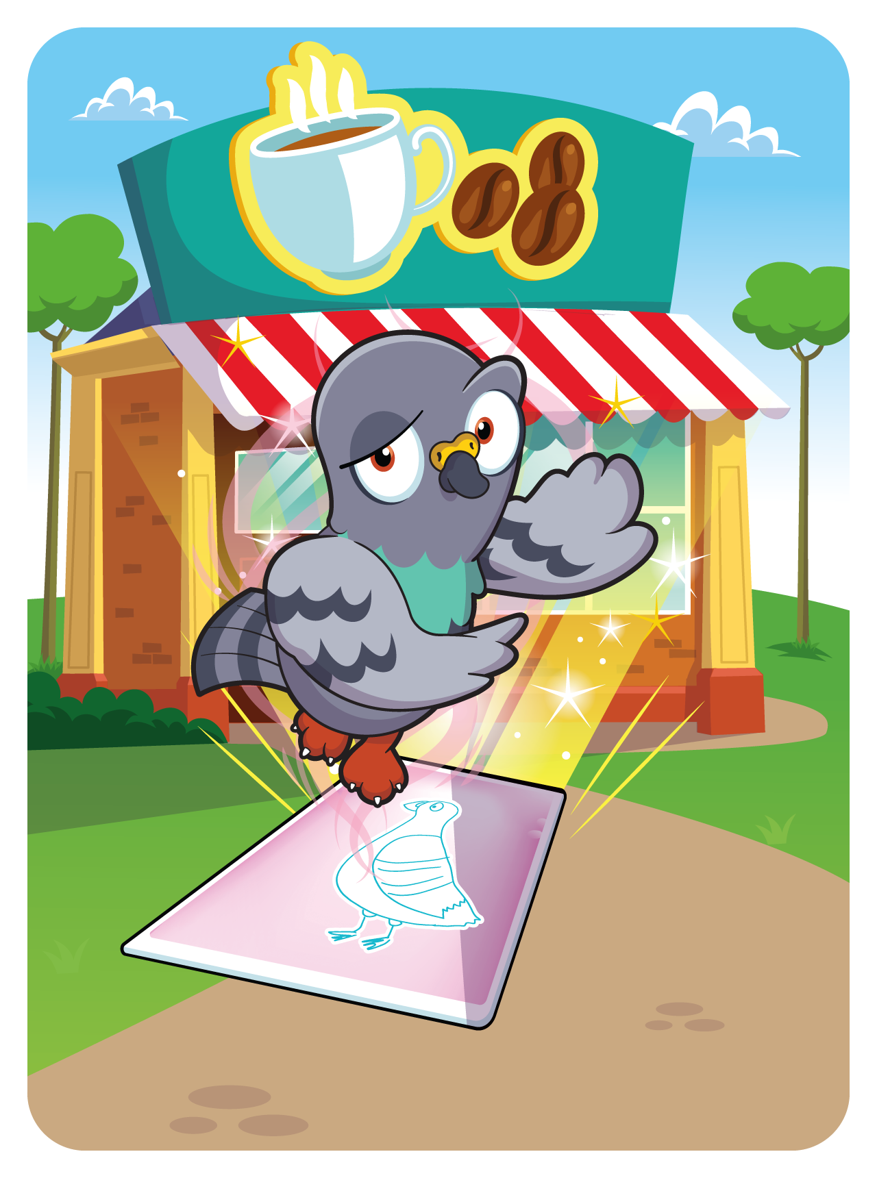 Gary Vaynerchuk - VeeFriends Series 2 - Perspective Pigeon #7160 - NFT # 7160