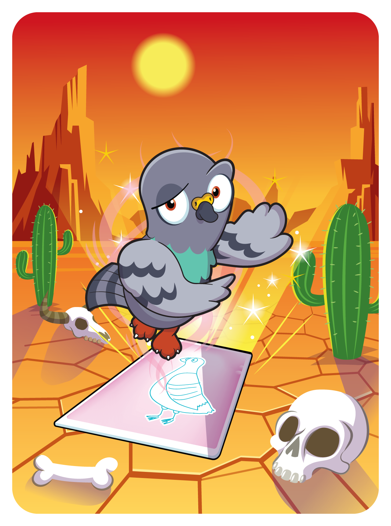 Gary Vaynerchuk - VeeFriends Series 2 - Perspective Pigeon #7169 - NFT # 7169