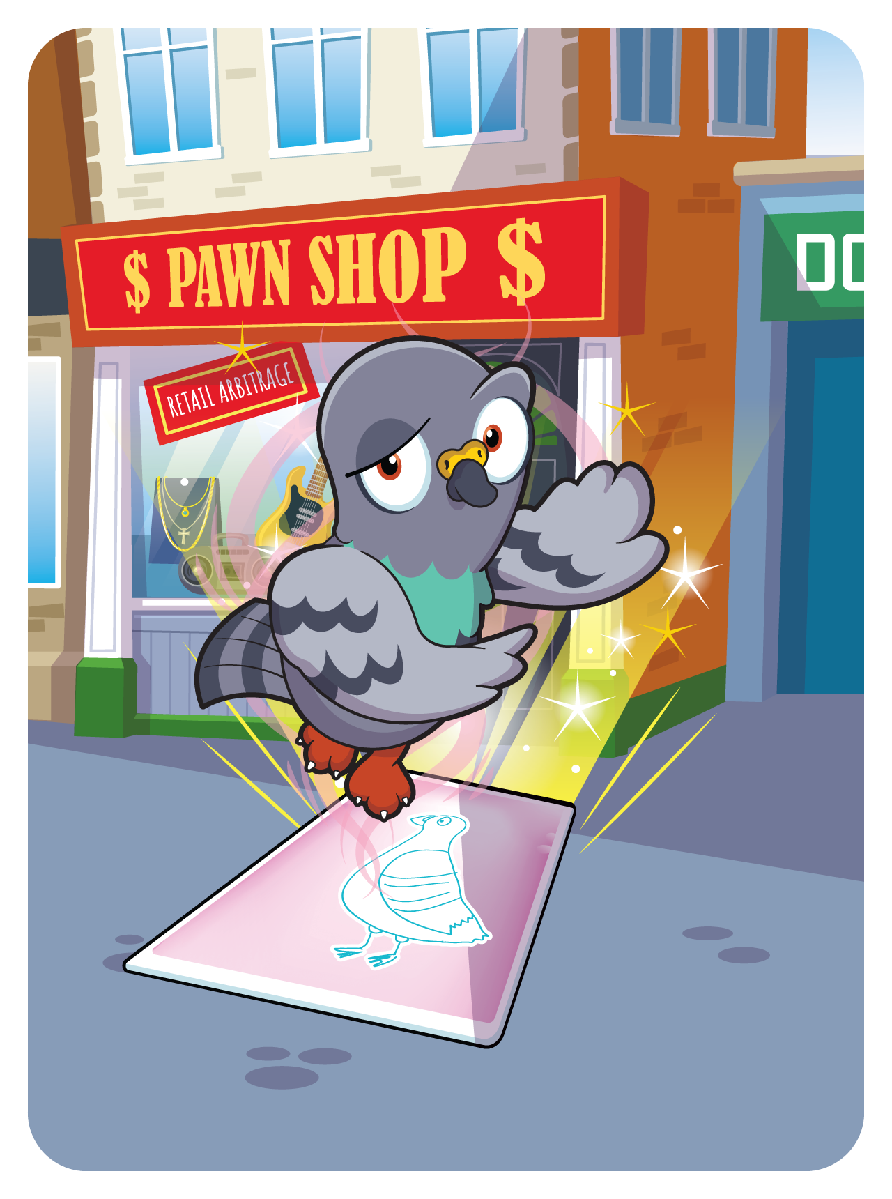 Gary Vaynerchuk - VeeFriends Series 2 - Perspective Pigeon #7182 - NFT # 7182