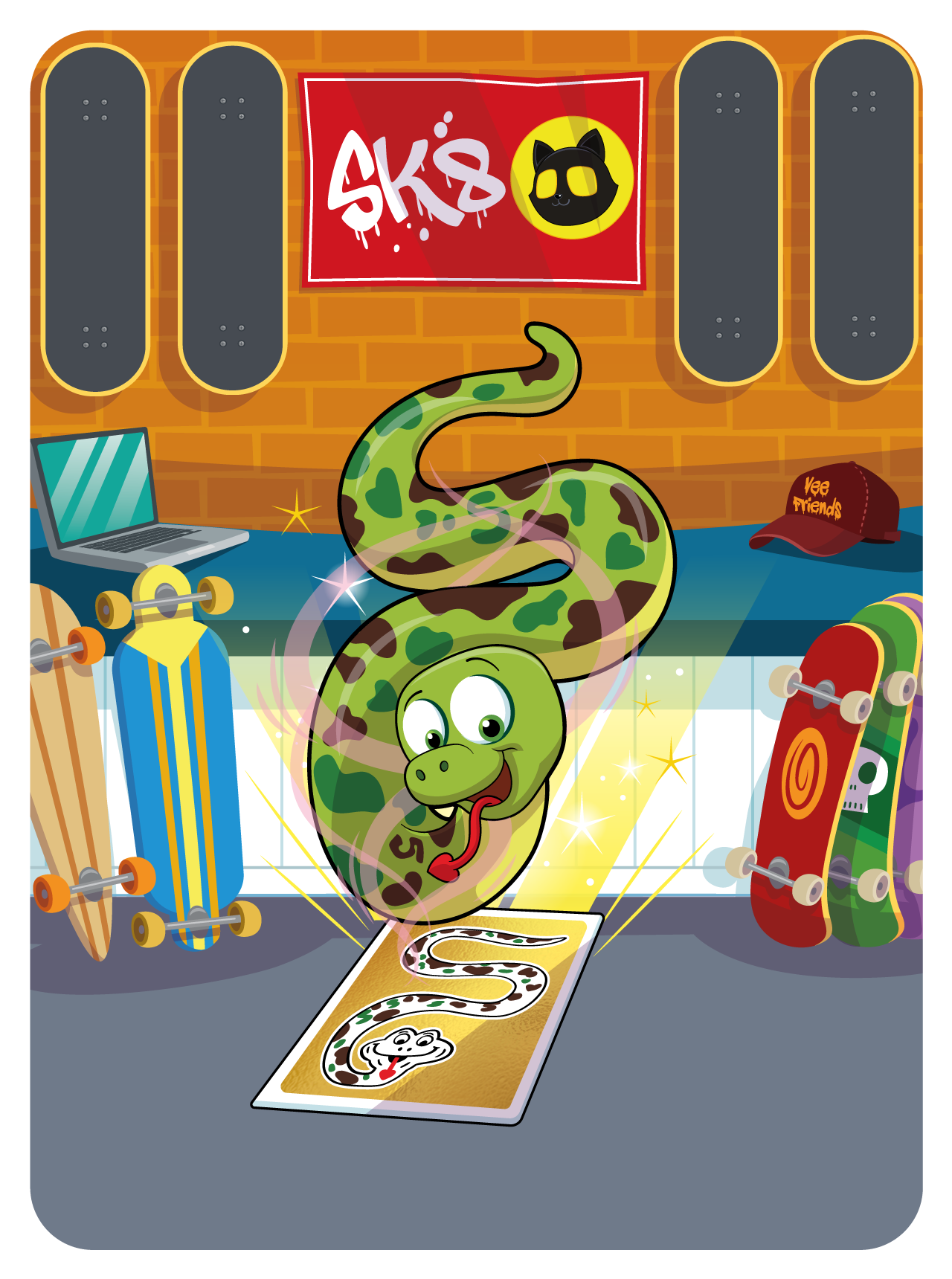 Gary Vaynerchuk - VeeFriends Series 2 - Authentic Anaconda #726 - NFT # 726