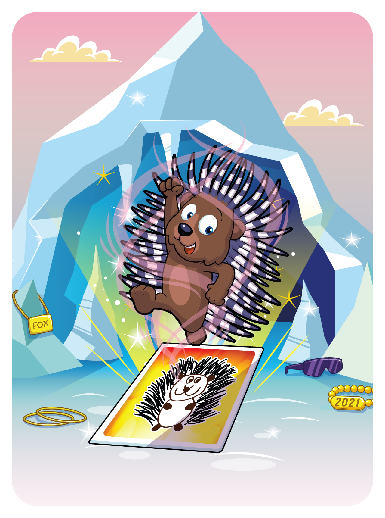 Gary Vaynerchuk - VeeFriends Series 2 - Positive Porcupine #7433 - NFT # 7433