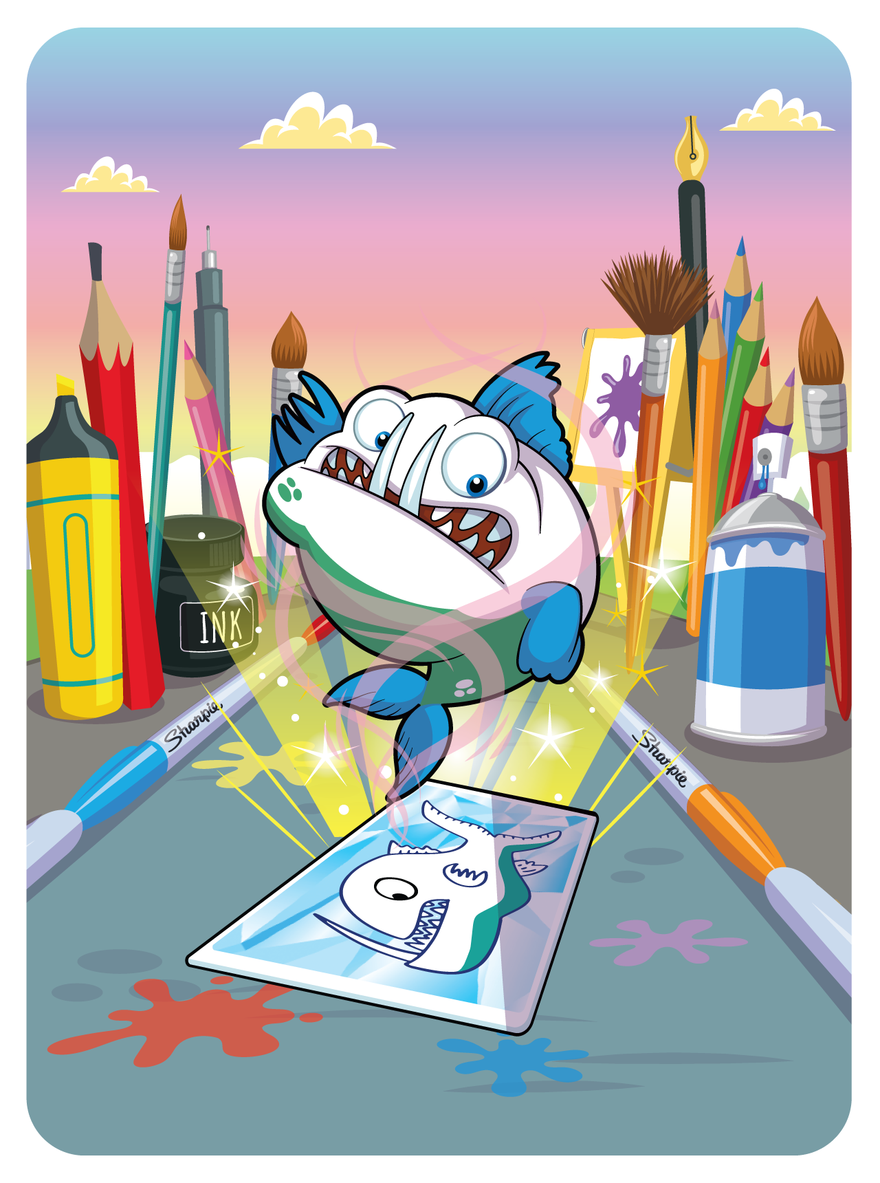 Gary Vaynerchuk - VeeFriends Series 2 - Proactive Piranha #7487 - NFT # 7487