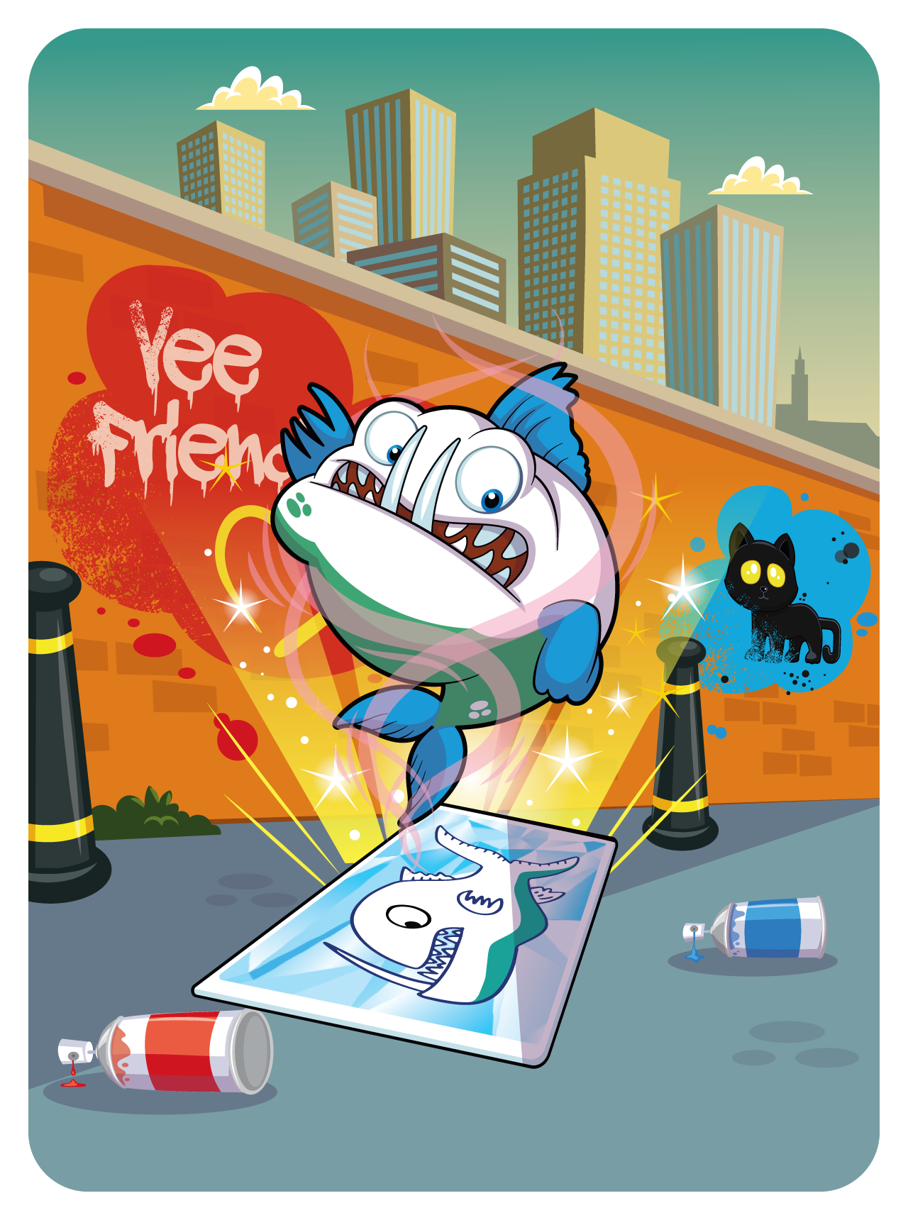 Gary Vaynerchuk - VeeFriends Series 2 - Proactive Piranha #7519 - NFT # 7519