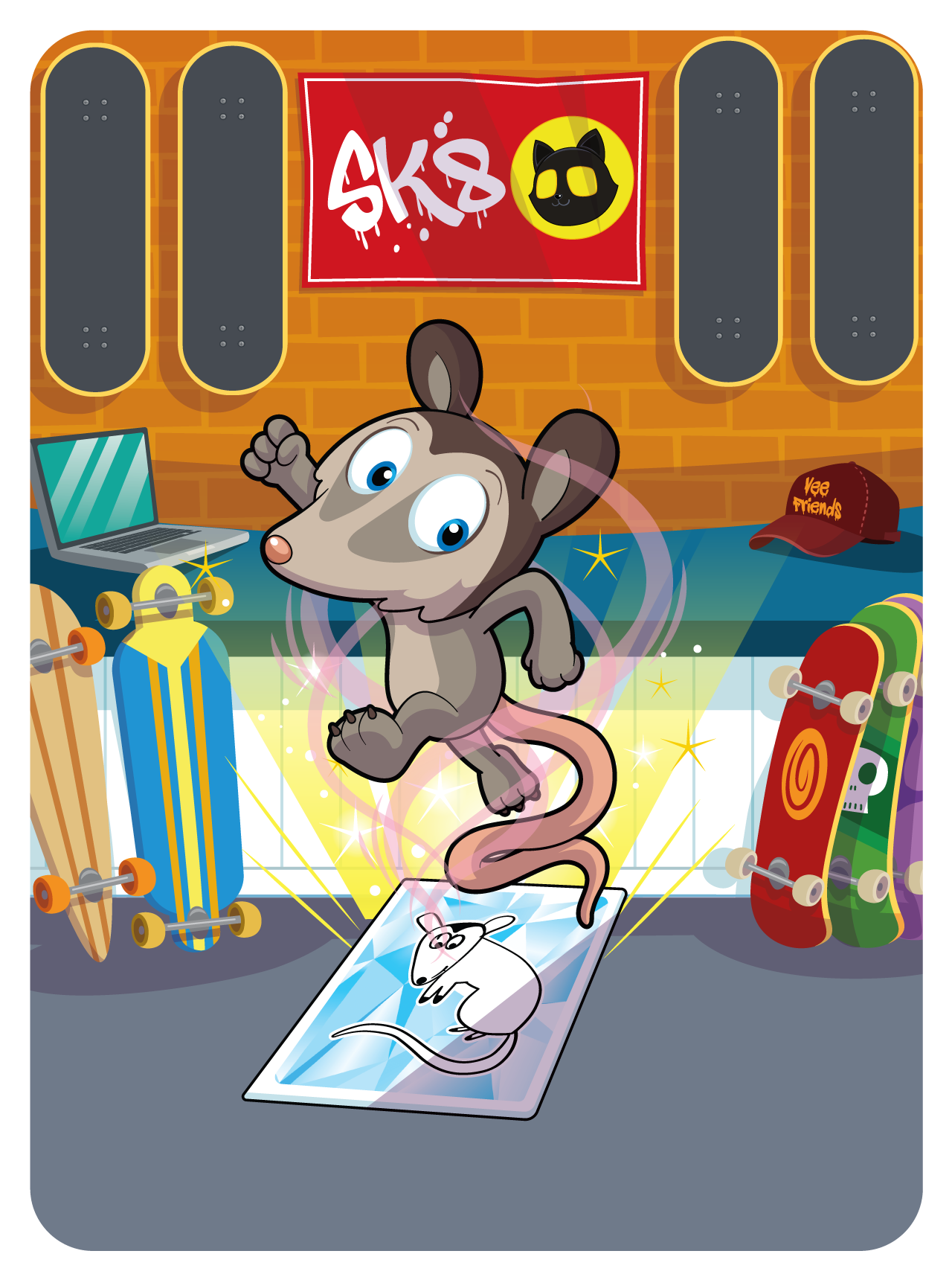 Gary Vaynerchuk - VeeFriends Series 2 - Profound Possum #7571 - NFT # 7571