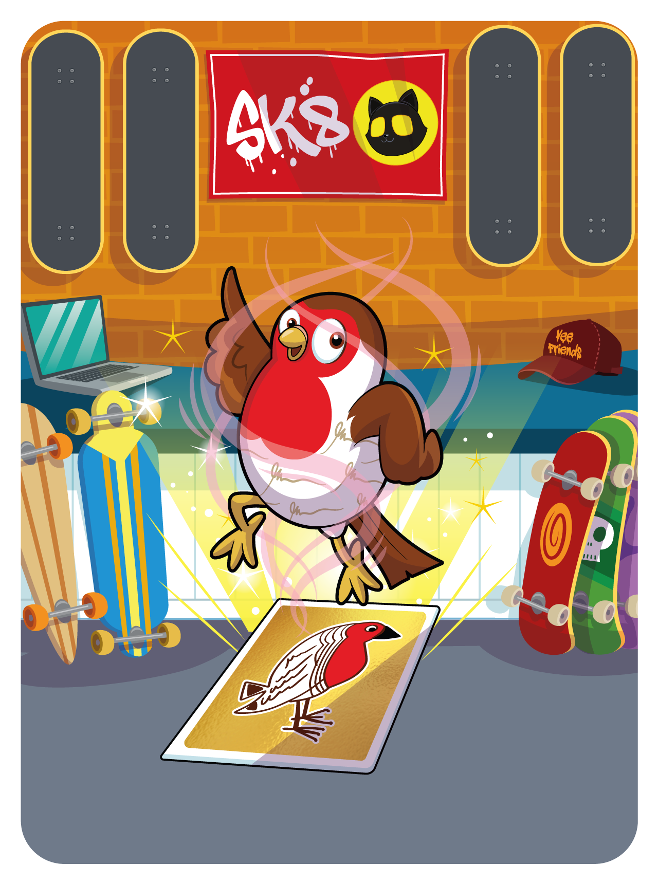 Gary Vaynerchuk - VeeFriends Series 2 - Resourceful Robin #7880 - NFT # 7880