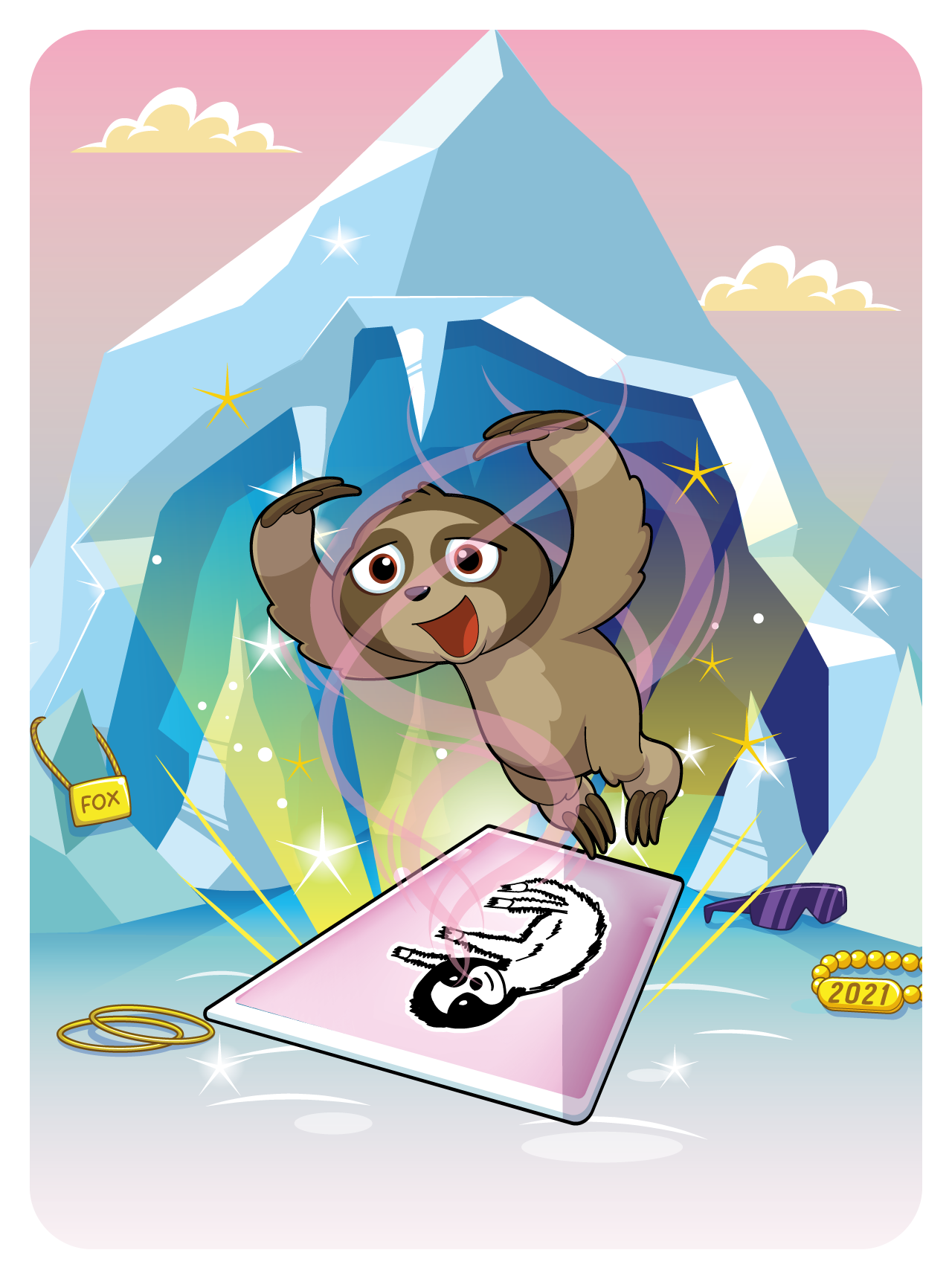 Gary Vaynerchuk - VeeFriends Series 2 - Selfless Sloth #8073 - NFT # 8073