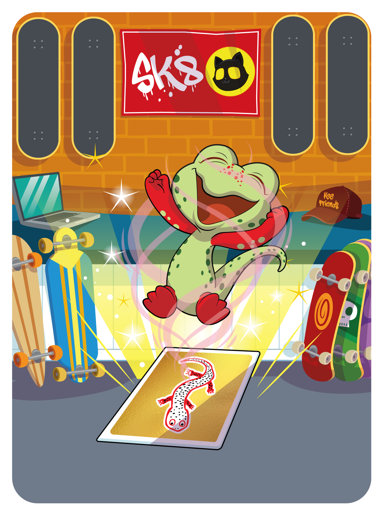 Gary Vaynerchuk - VeeFriends Series 2 - Sentimental Salamander #8177 - NFT # 8177