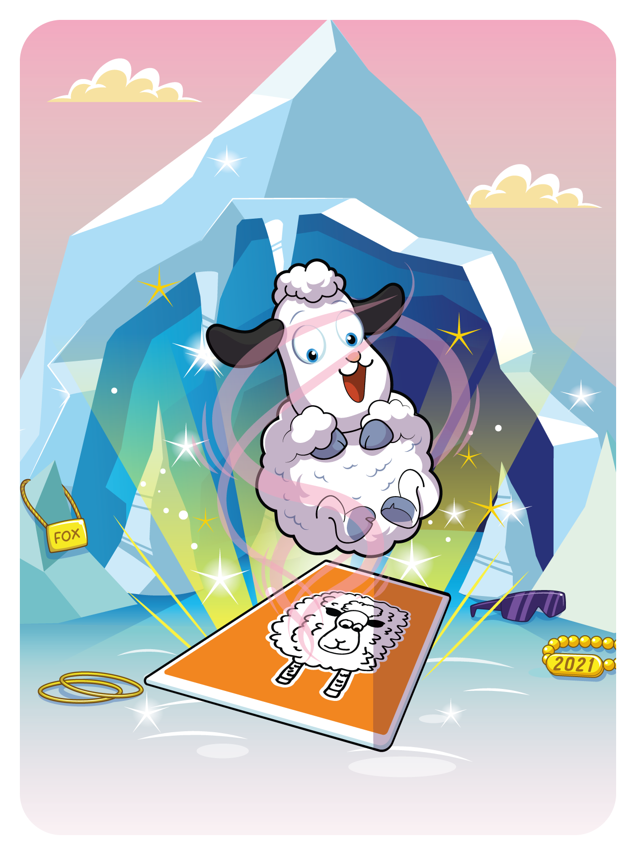 Gary Vaynerchuk - VeeFriends Series 2 - Shrewd Sheep #8348 - NFT # 8348