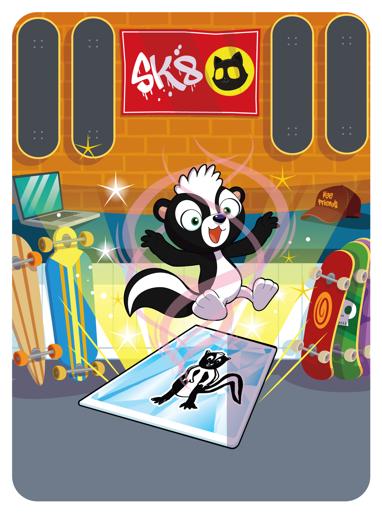 Gary Vaynerchuk - VeeFriends Series 2 - Sincere Skunk #8390 - NFT # 8390