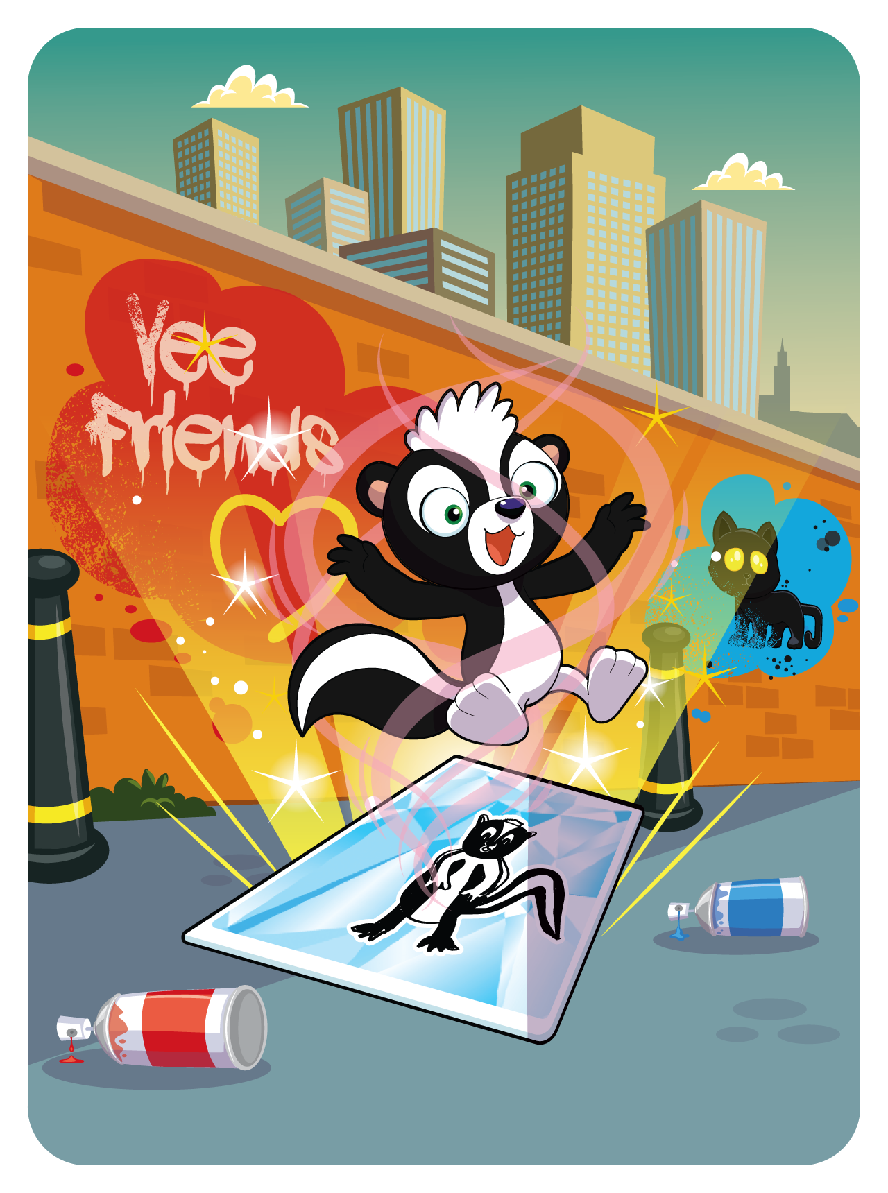 Gary Vaynerchuk - VeeFriends Series 2 - Sincere Skunk #8398 - NFT # 8398