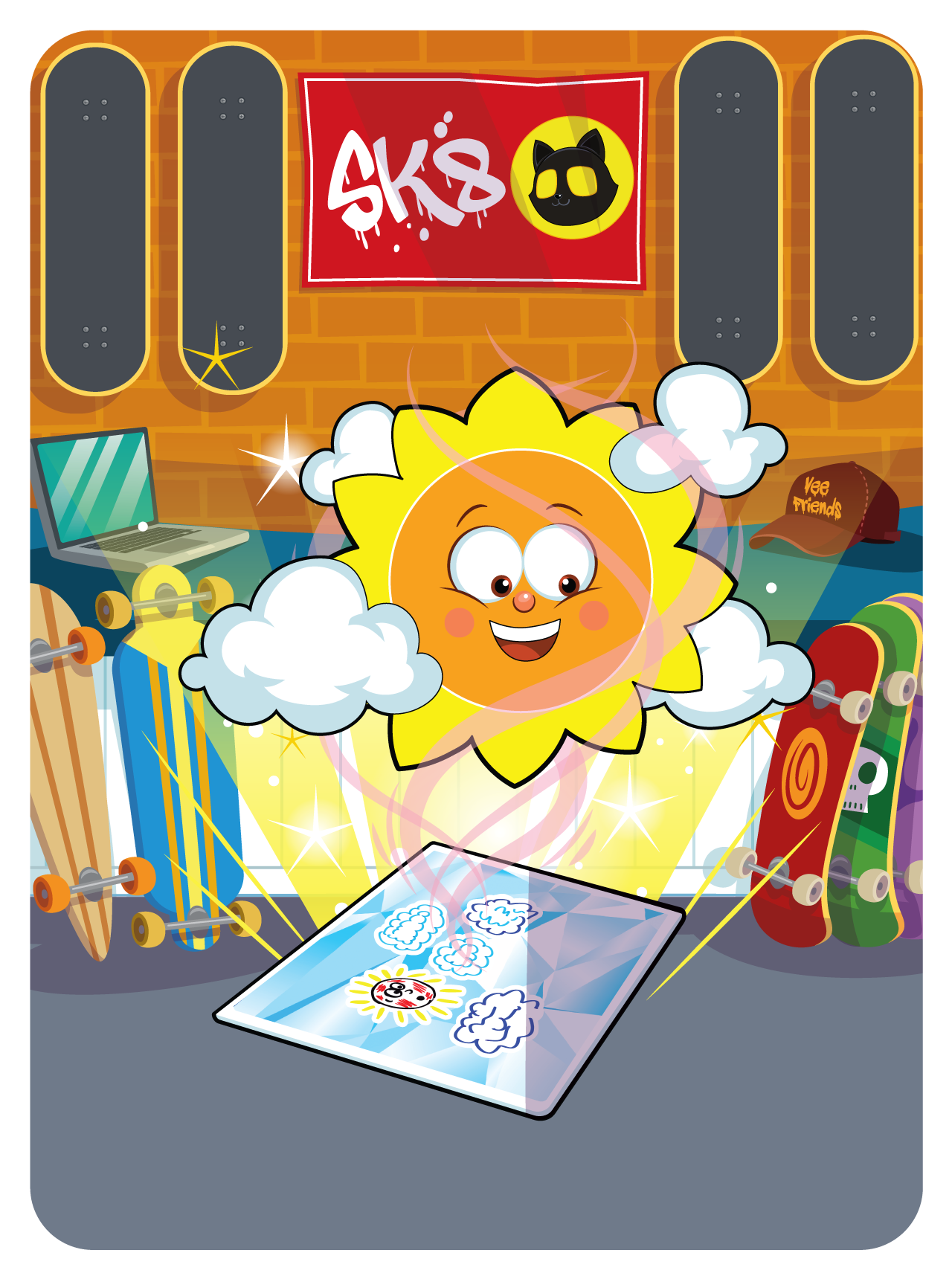 Gary Vaynerchuk - VeeFriends Series 2 - Stunned Sun #8705 - NFT # 8705