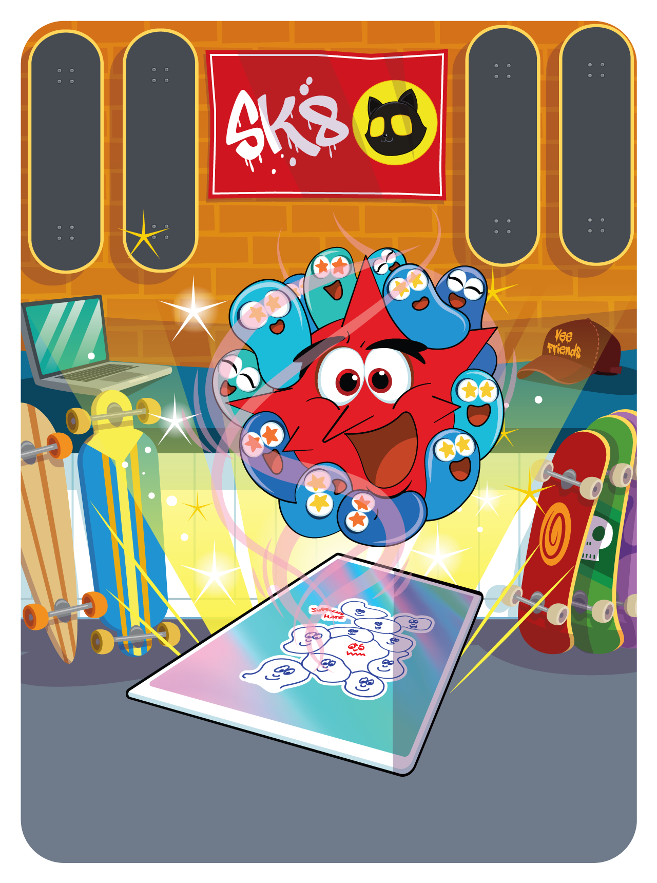 Gary Vaynerchuk - VeeFriends Series 2 - Suffocate Hate #8775 - NFT # 8775