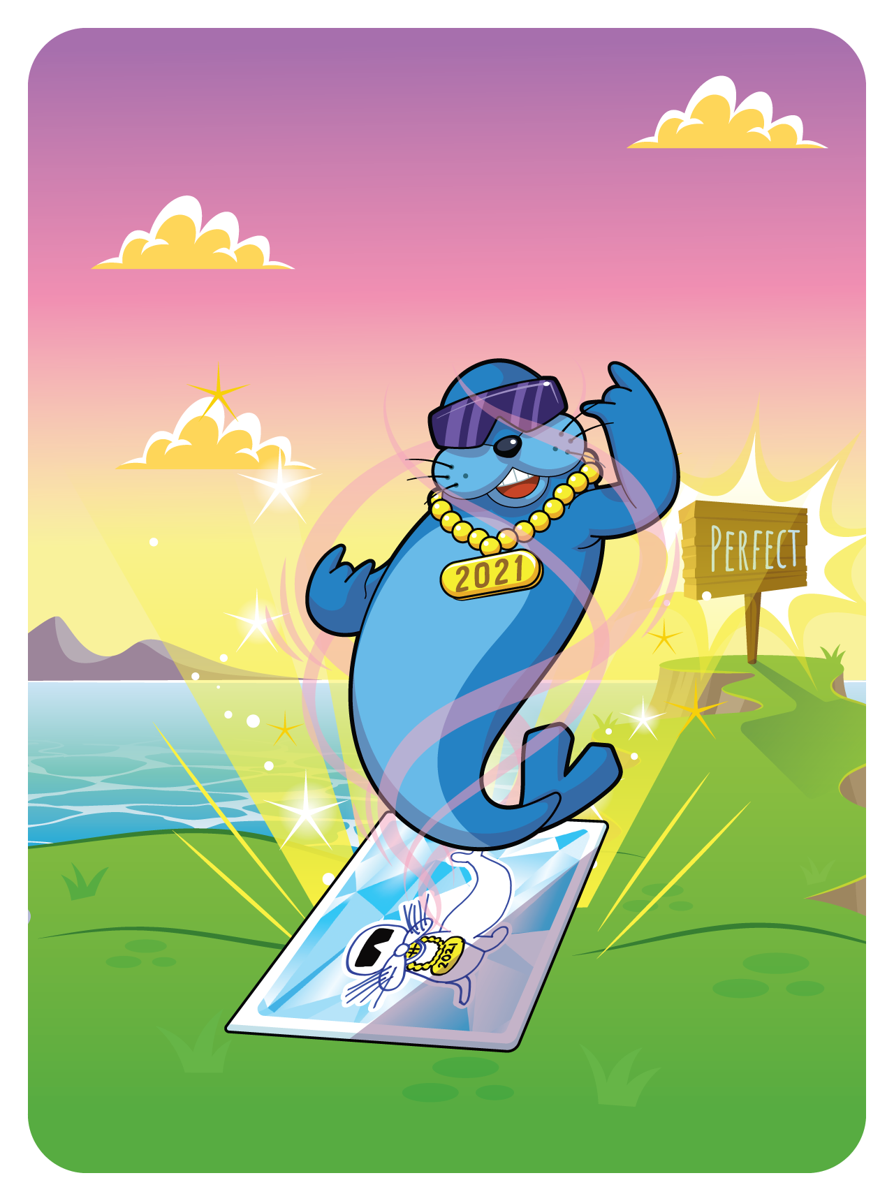 Gary Vaynerchuk - VeeFriends Series 2 - Swaggy Sea Lion #8828 - NFT # 8828