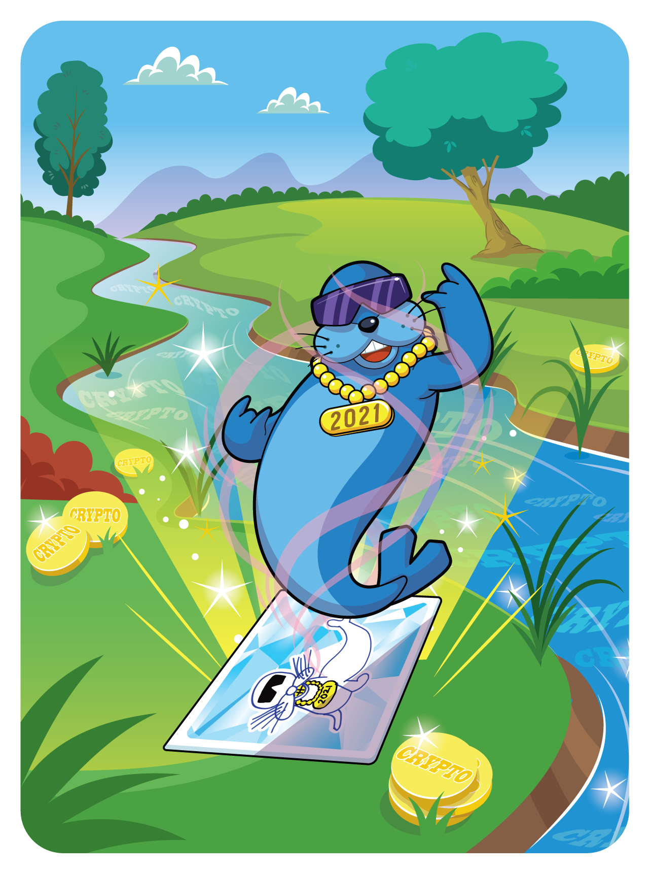 Gary Vaynerchuk - VeeFriends Series 2 - Swaggy Sea Lion #8829 - NFT # 8829