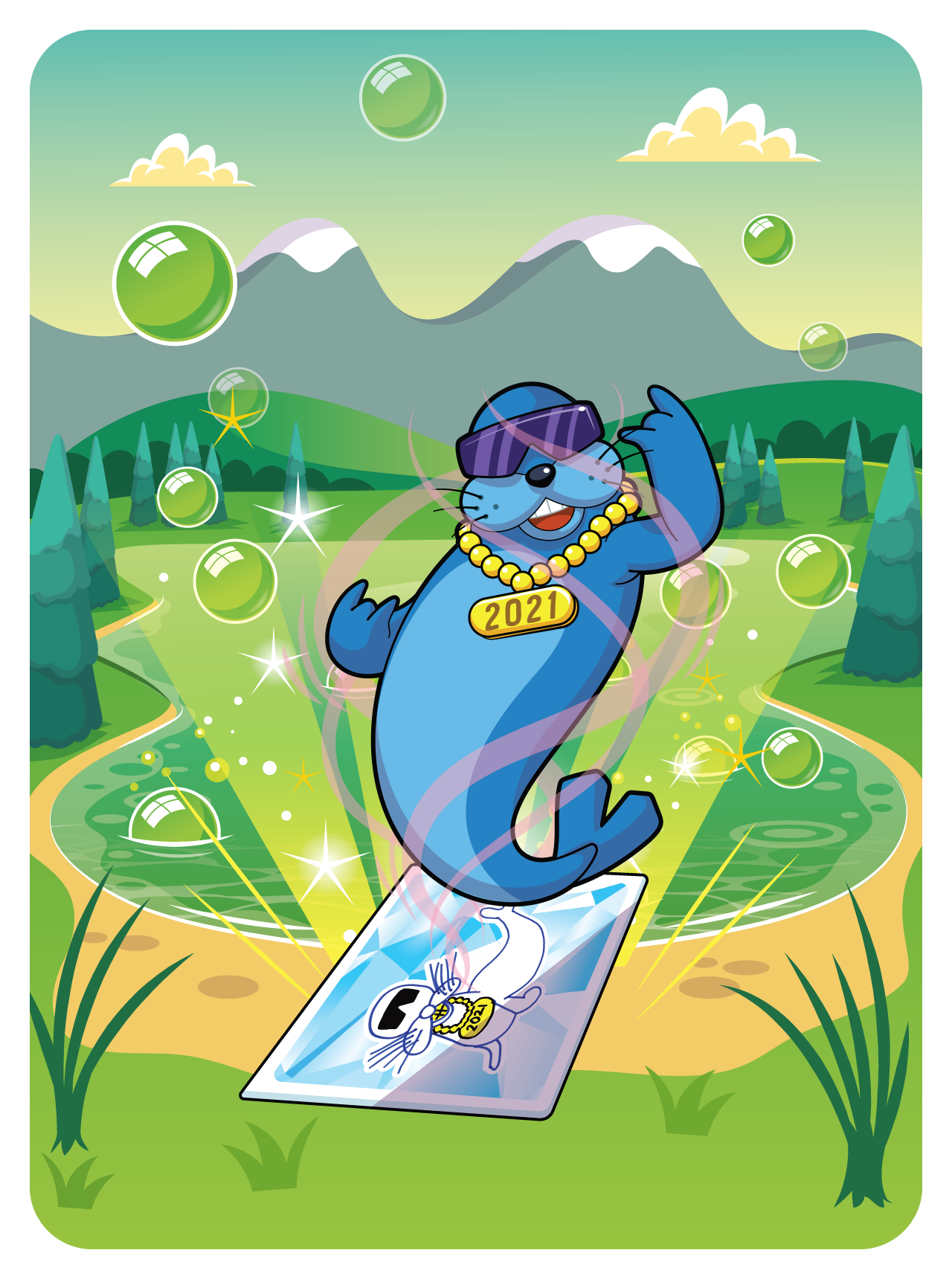 Gary Vaynerchuk - VeeFriends Series 2 - Swaggy Sea Lion #8840 - NFT # 8840