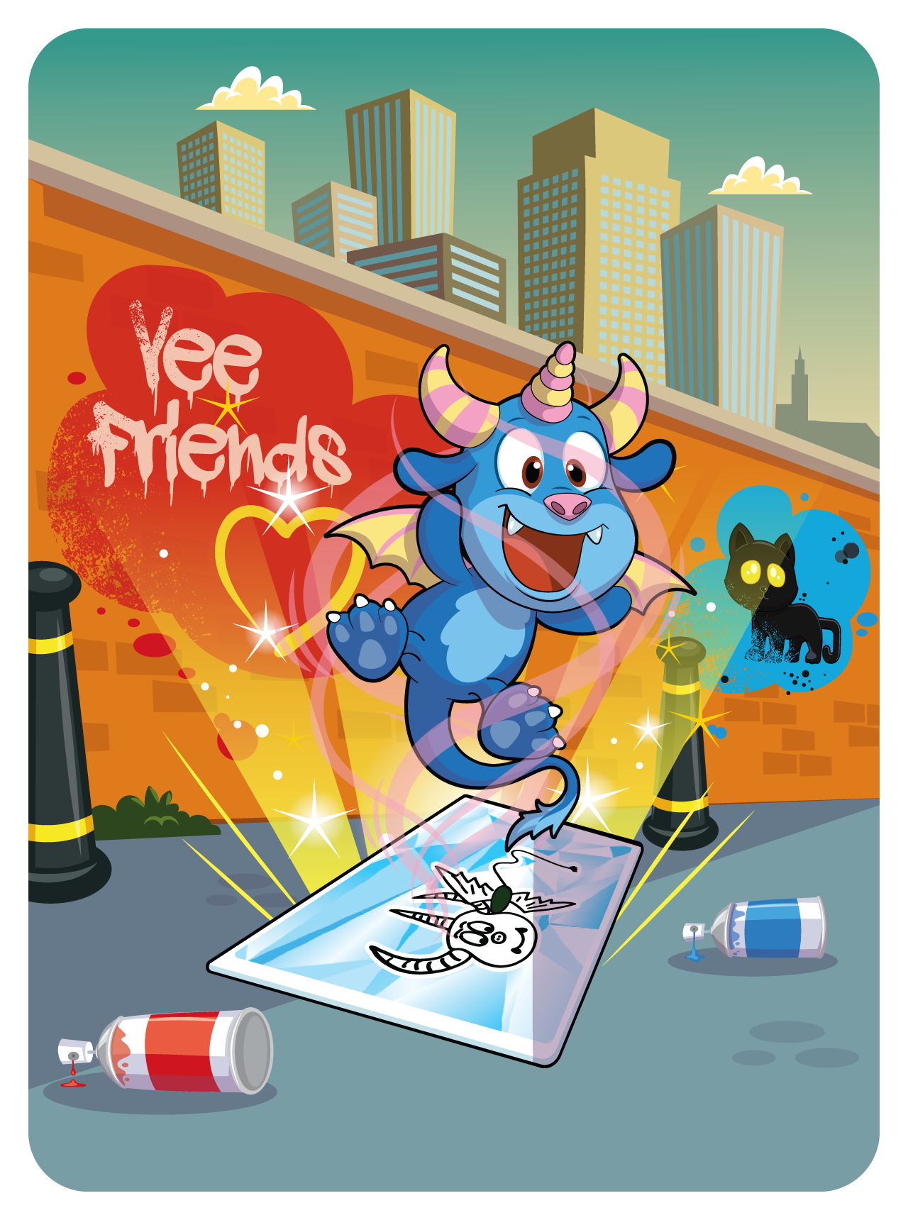 Gary Vaynerchuk - VeeFriends Series 2 - Thoughtful Three Horned Harpik #9143 - NFT # 9143