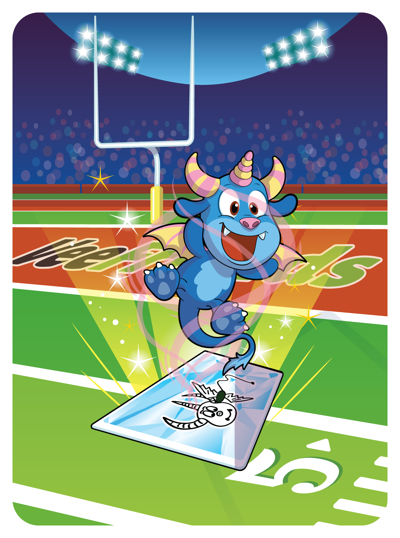 Thoughtful Three Horned Harpik #9166