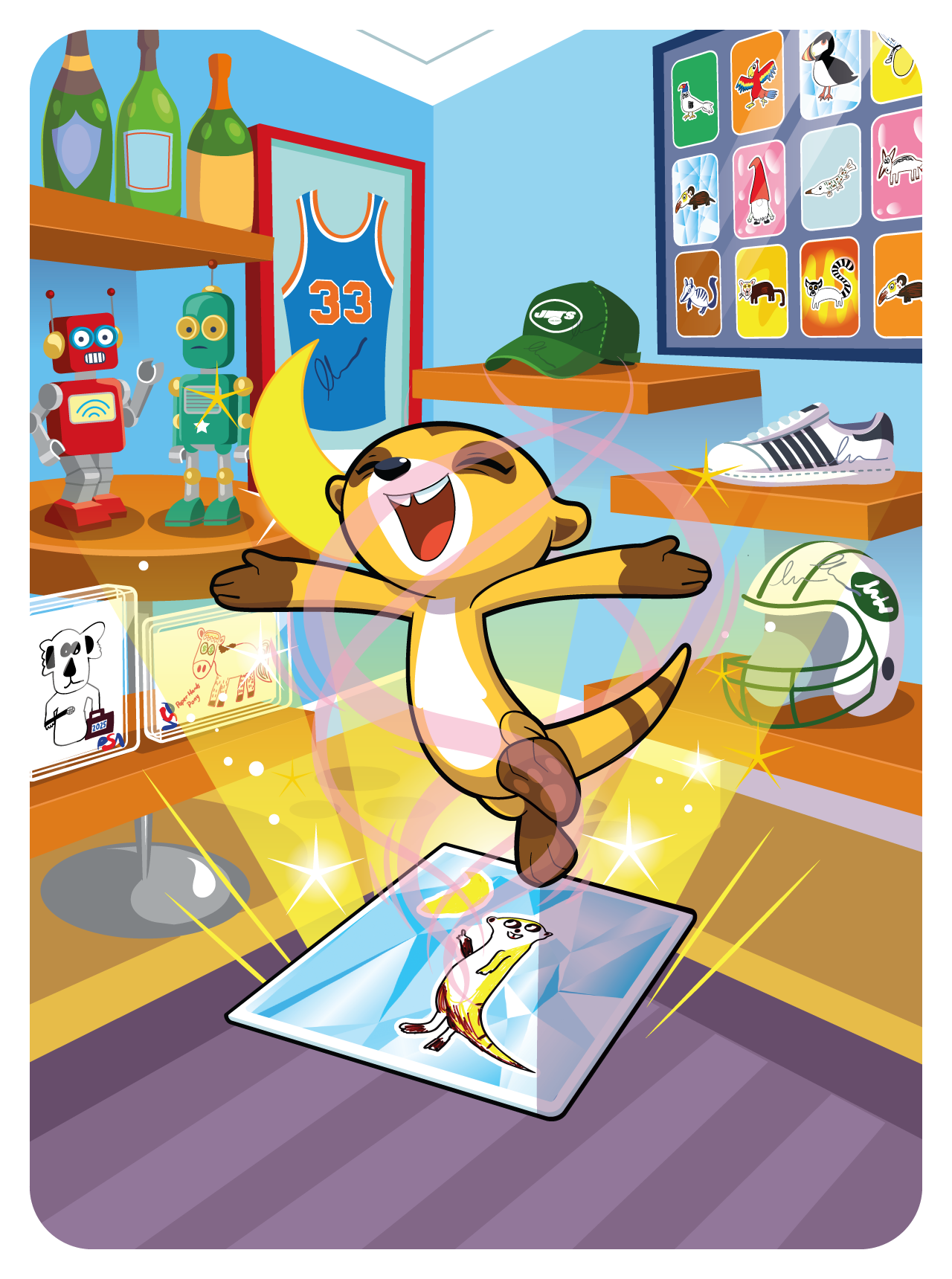 To The Moon Meerkat #9230