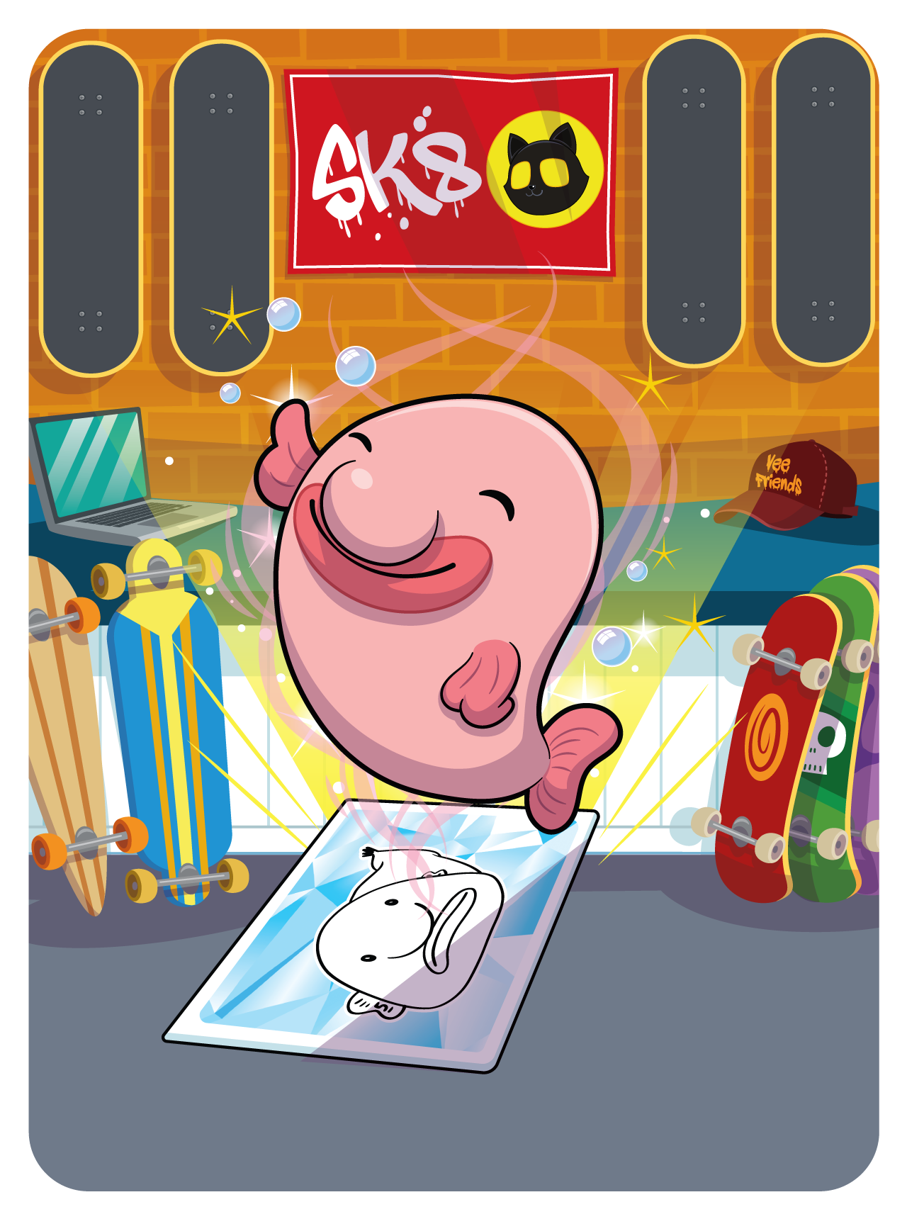 Gary Vaynerchuk - VeeFriends Series 2 - Bashful Blobfish #929 - NFT # 929