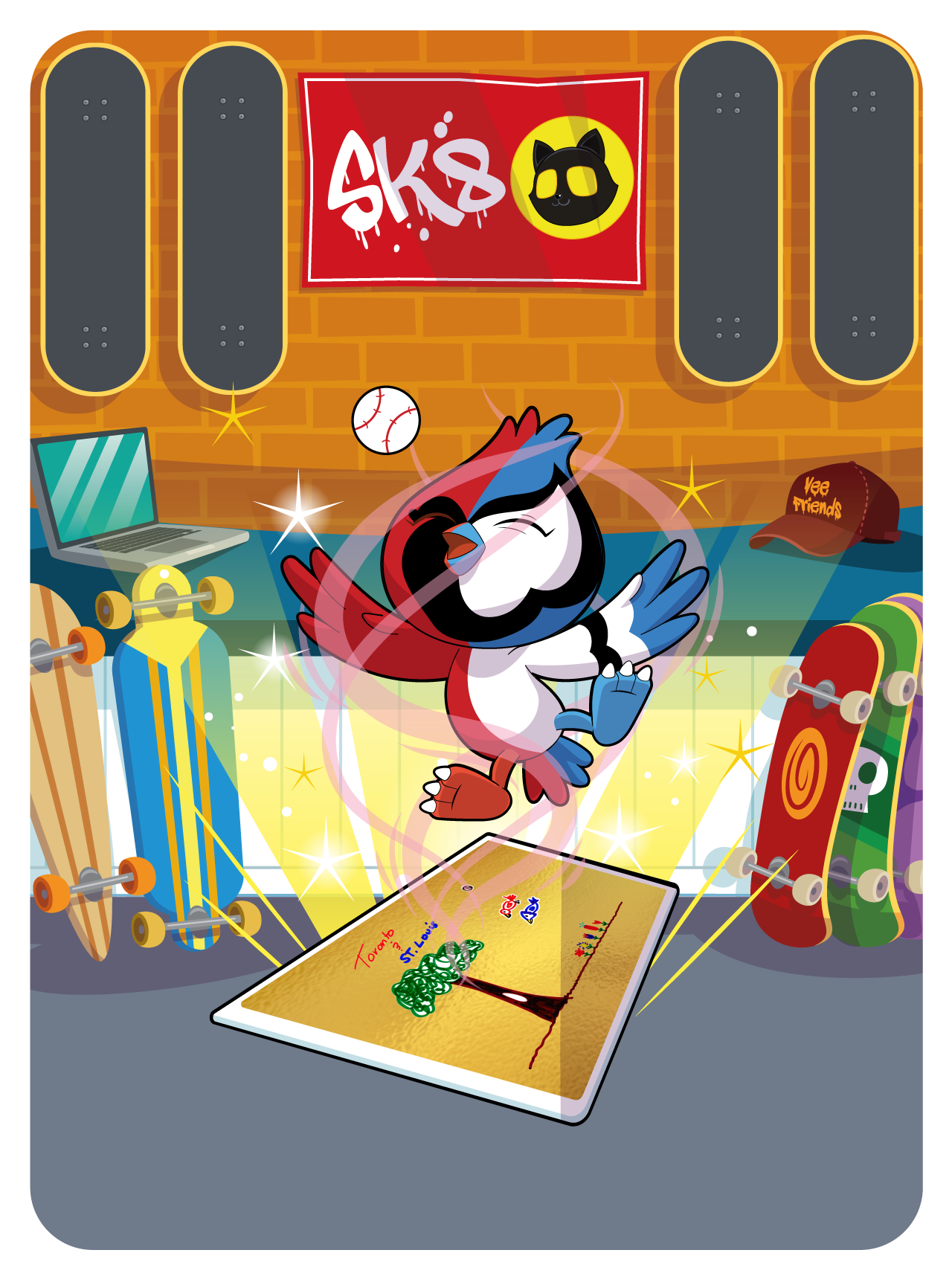 Gary Vaynerchuk - VeeFriends Series 2 - Toronto & St. Louis #9343 - NFT # 9343